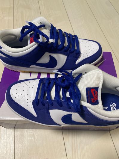 Nike SB Dunk Low "Los Angeles Dodgers/Deep Royal Blue"