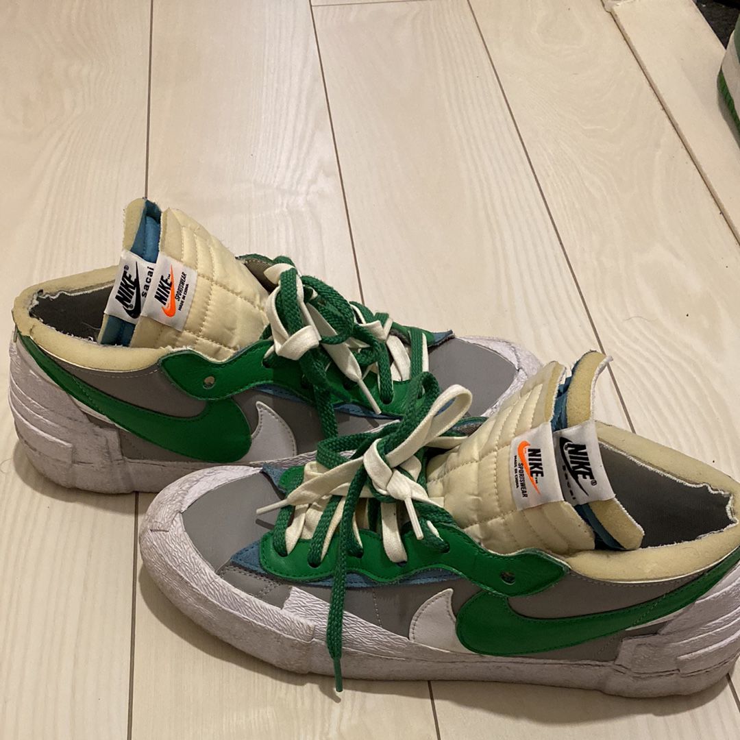 sacai × Nike Blazer Low "Classic Green"