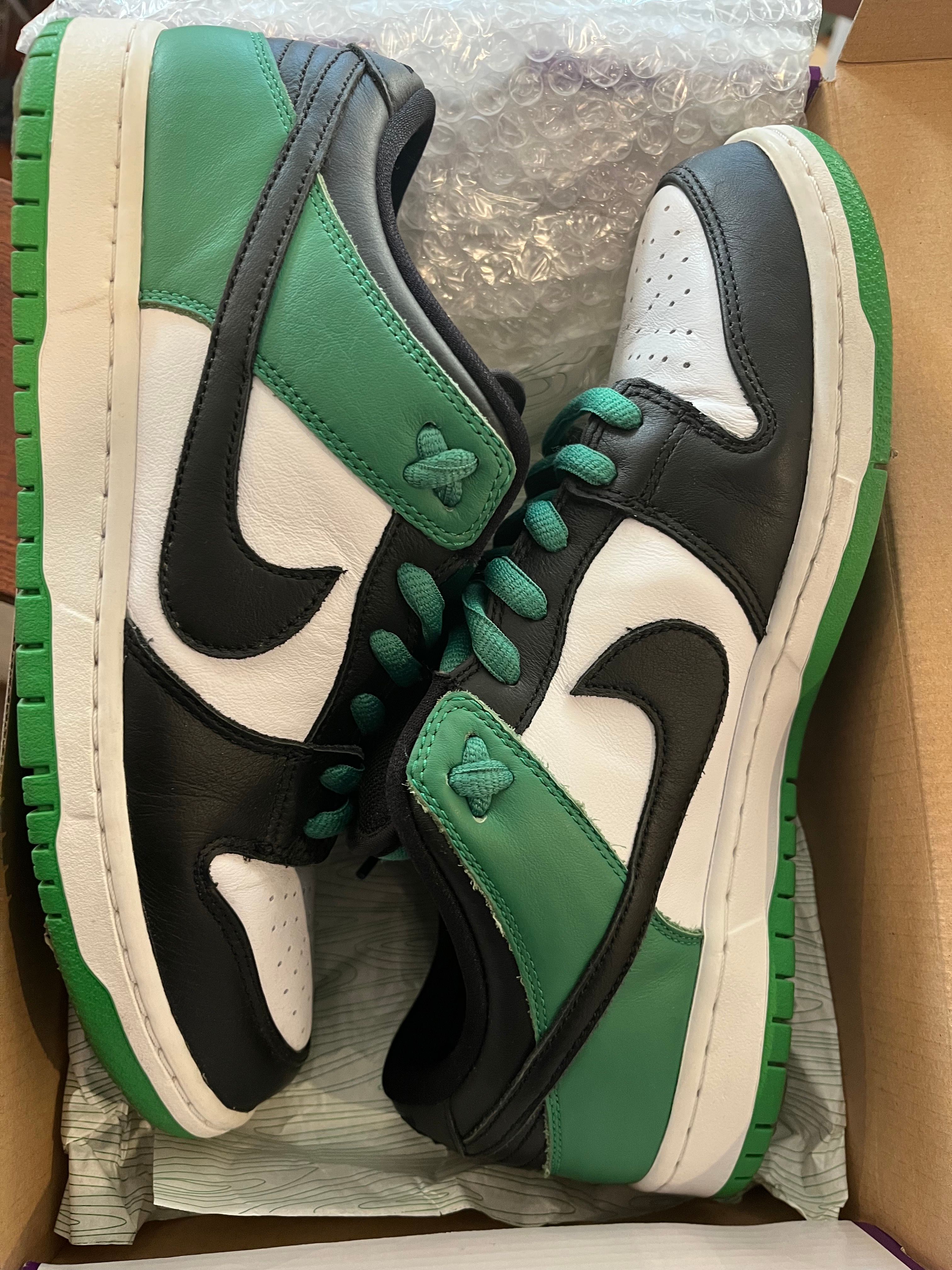 Nike SB Dunk Low Pro "Black and Classic Green"