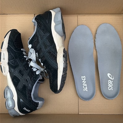 ENNOY × Asics Gel-Nimbus 9 "Black/Sheet Rock" (1201A986-002)