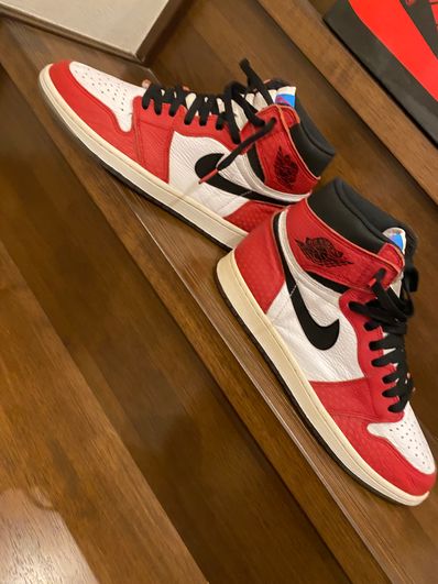 Spiderman × Nike Air Jordan 1 Origin Story "Gym Red/White/Photo Blue/Black"