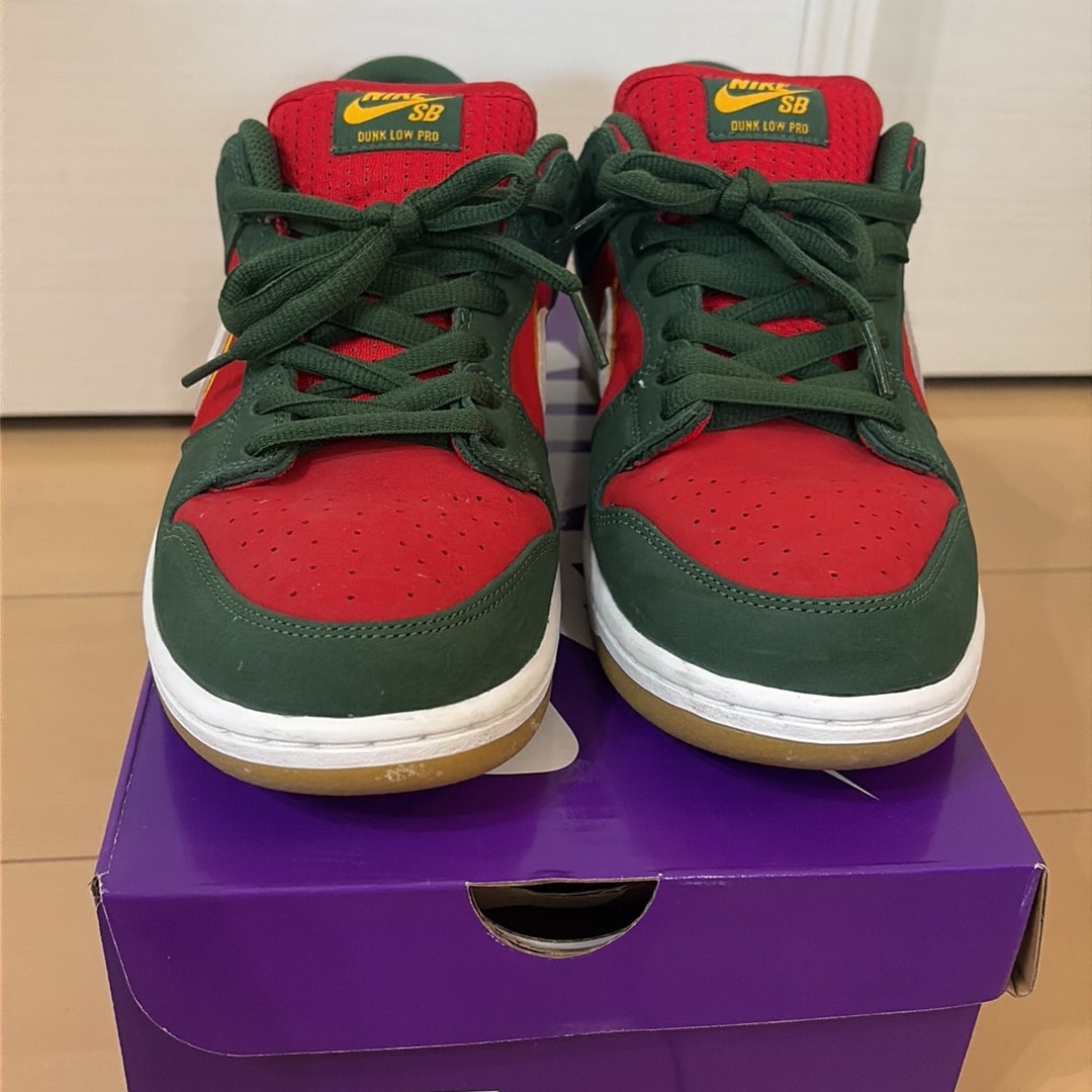 Nike SB Dunk Low PRM "Seattle Supersonics/Fir and Fire Red"