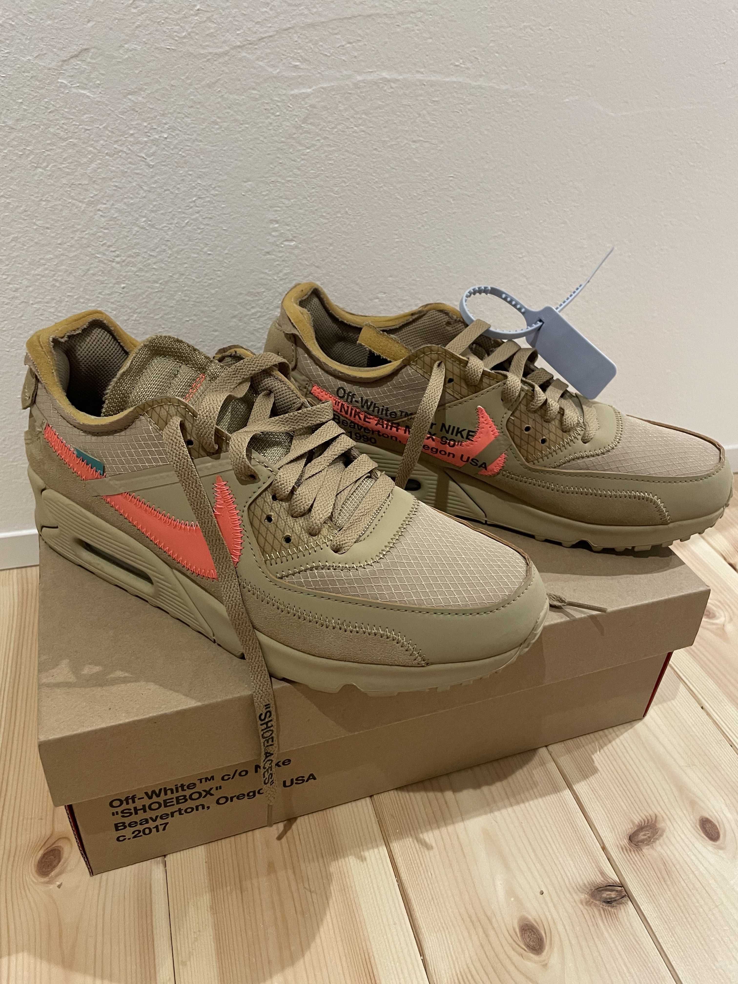 Off-White × Nike Air Max 90 "Desert Ore"