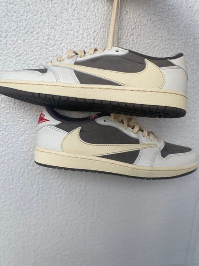 Travis Scott × Nike Air Jordan 1 Low OG SP "Reverse Mocha/Sail and Ridgerock"