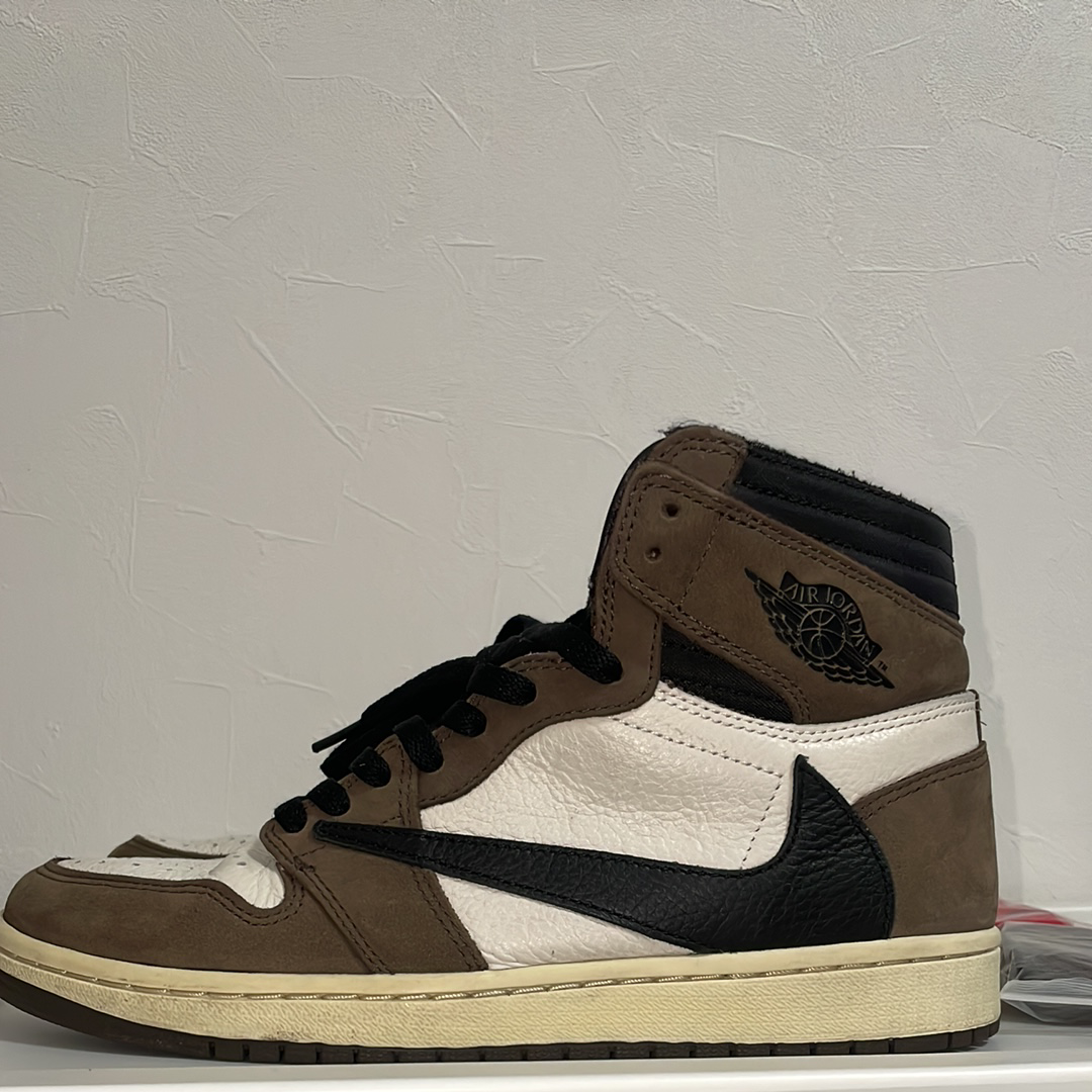 Travis Scott × Nike Air Jordan 1 Retro High OG TS SP "Sail/Dark Mocha"