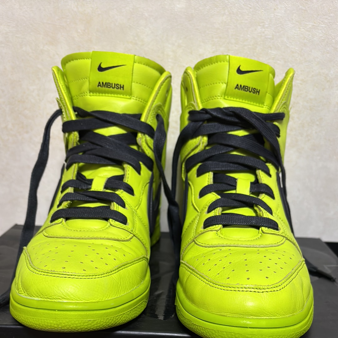 Ambush × Nike Dunk High "Flash Lime"