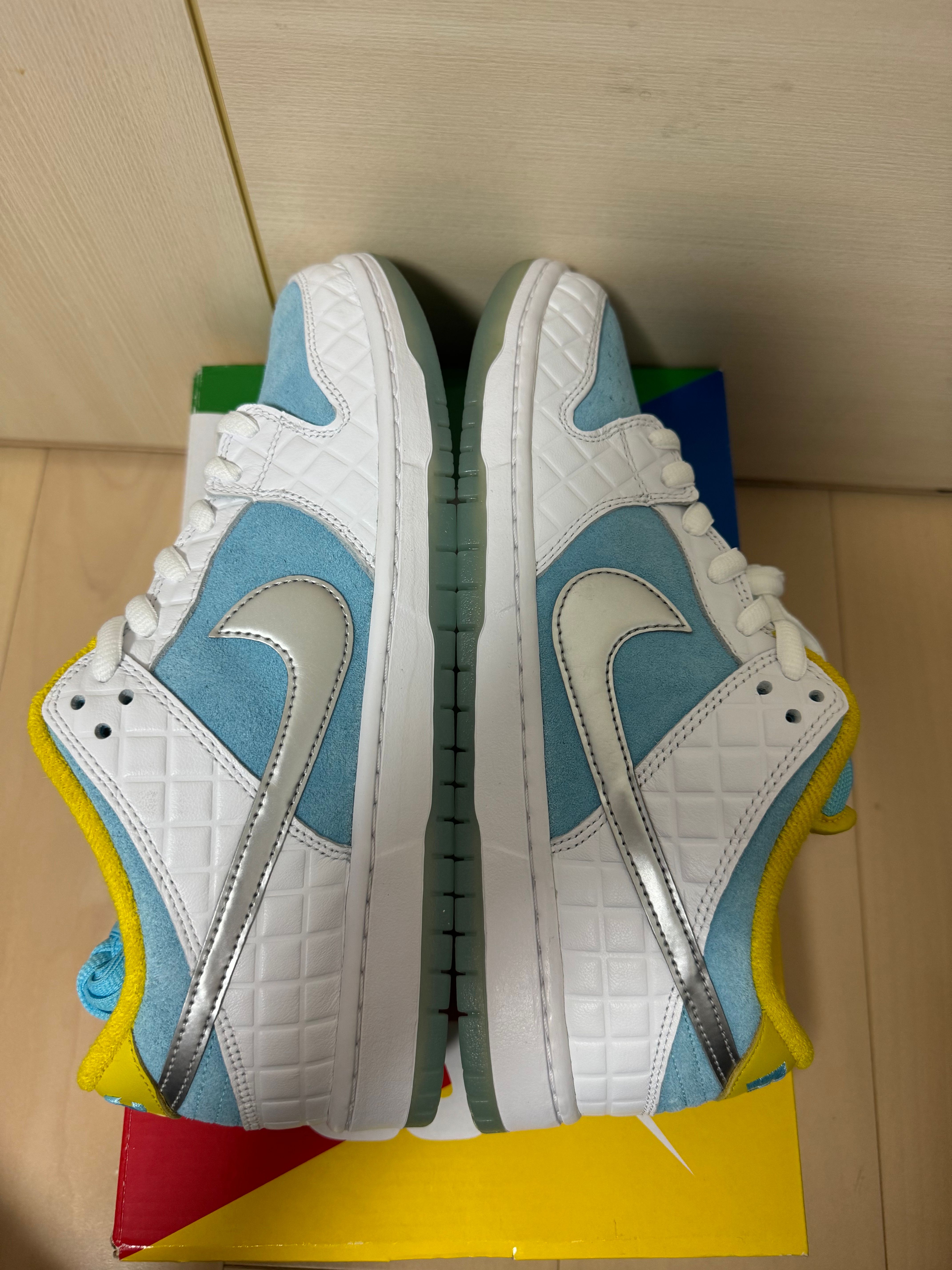 FTC × Nike SB Dunk Low "White/Blue"