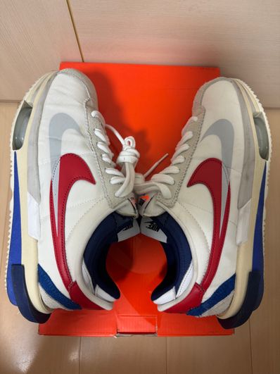 sacai × Nike Zoom Cortez "White and University Red"