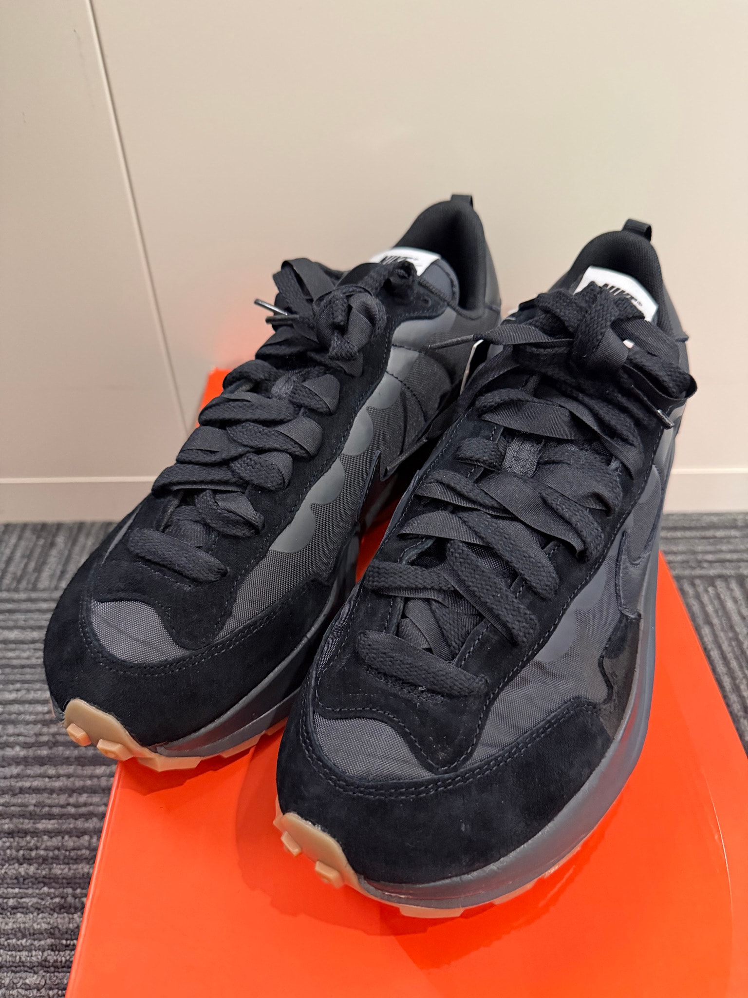 sacai × Nike Vapor Waffle "Black Gum"