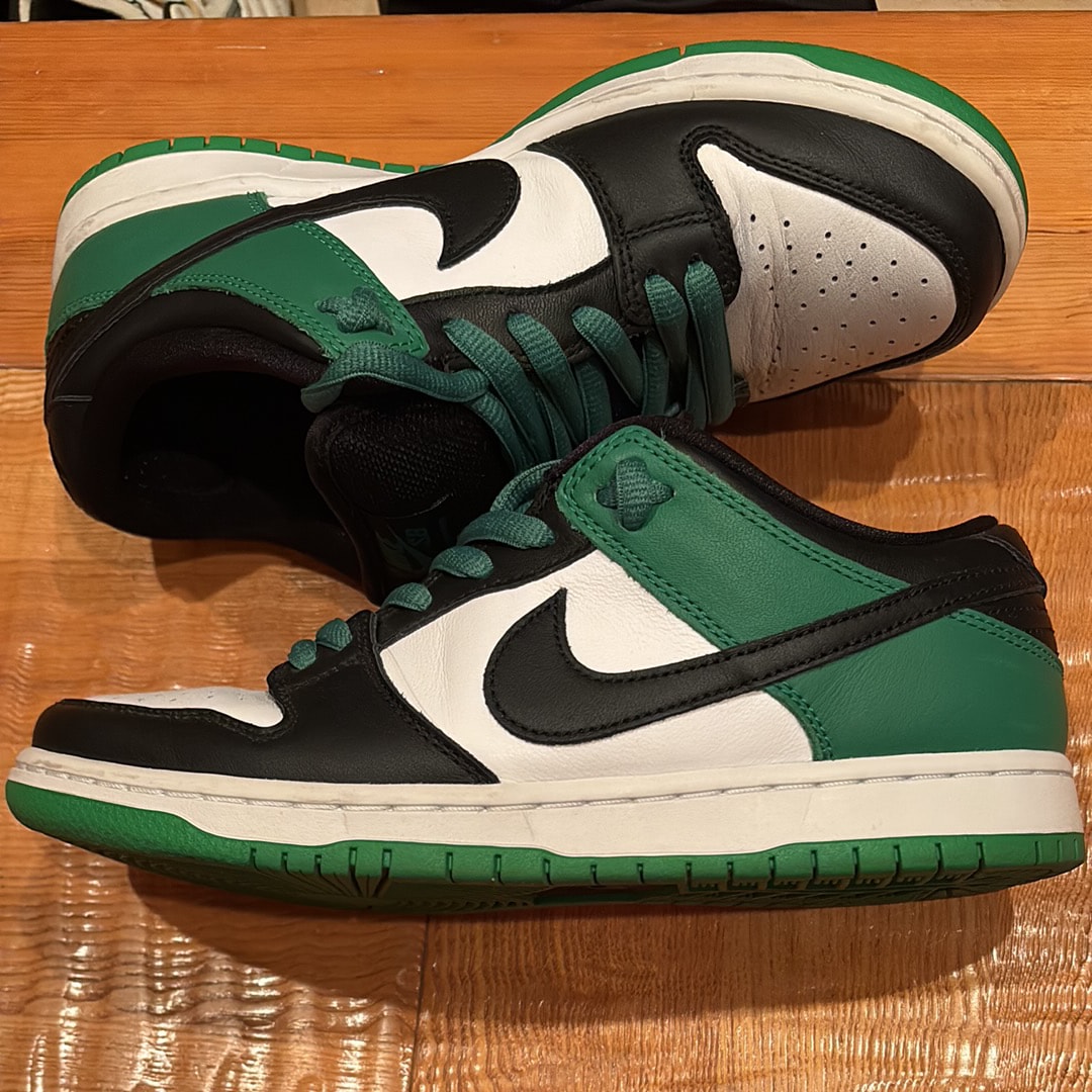 Nike SB Dunk Low Pro "Black and Classic Green"