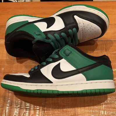 Nike SB Dunk Low Pro "Black and Classic Green"