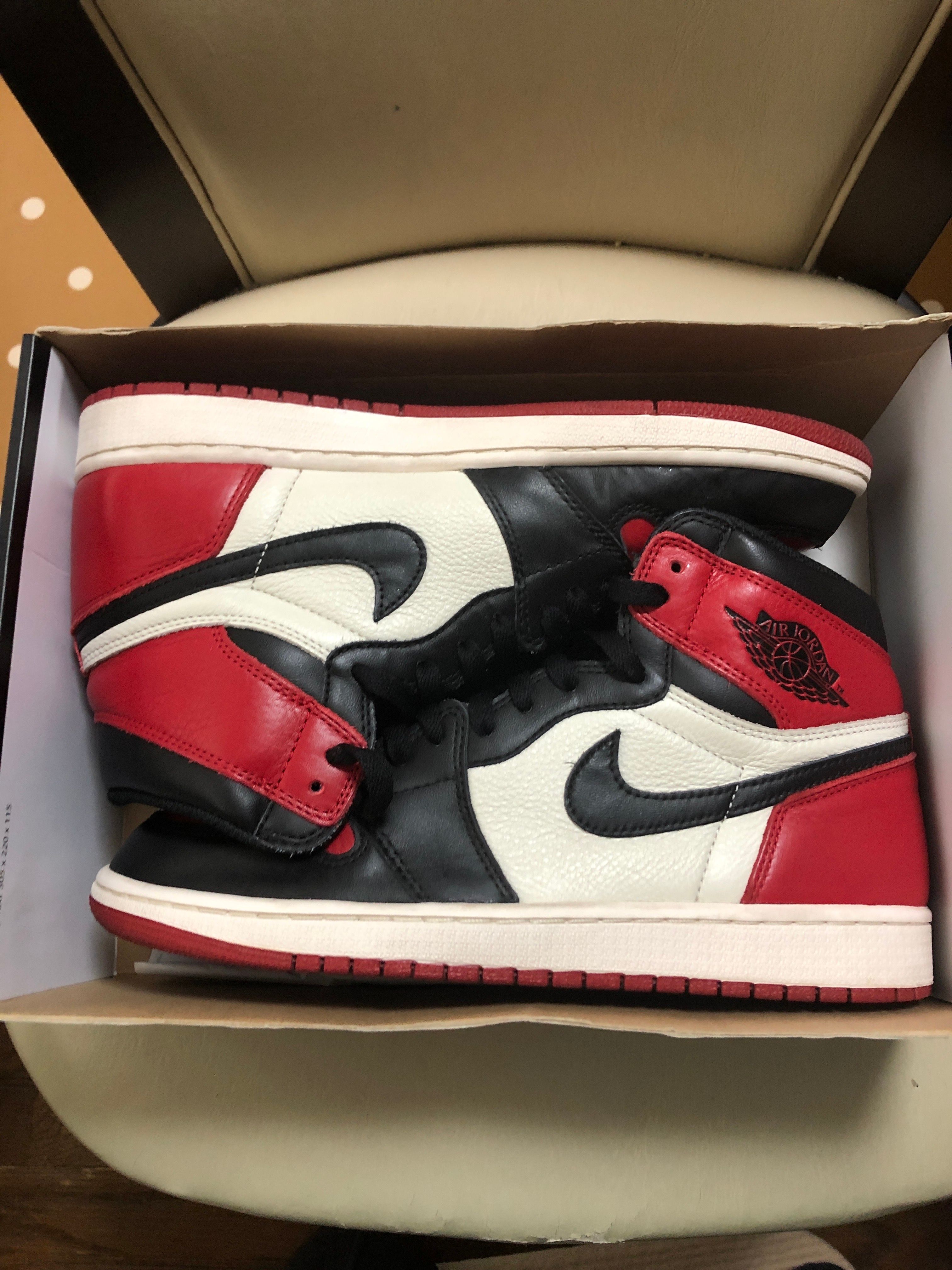 Nike Air Jordan 1 Retro High OG "Bred Toe"