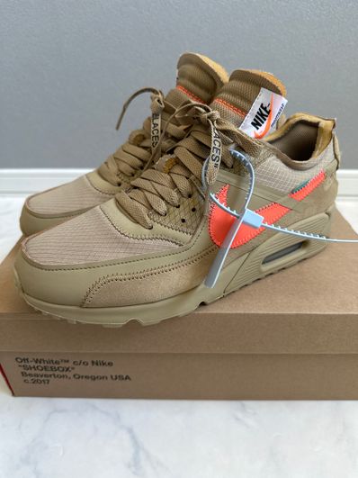 Off-White × Nike Air Max 90 "Desert Ore"