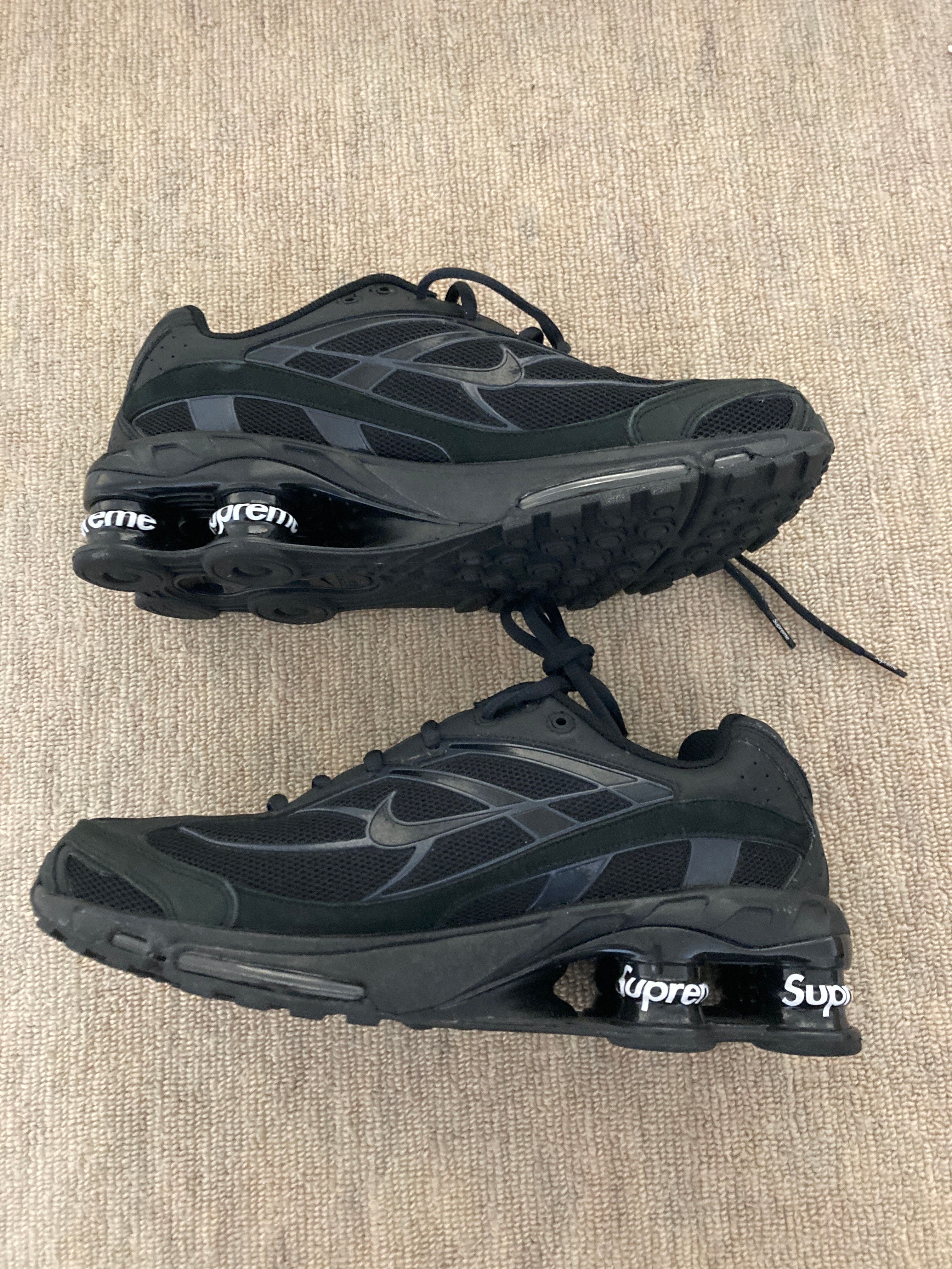 Supreme × Nike Shox Ride 2 "Black/Black-White"