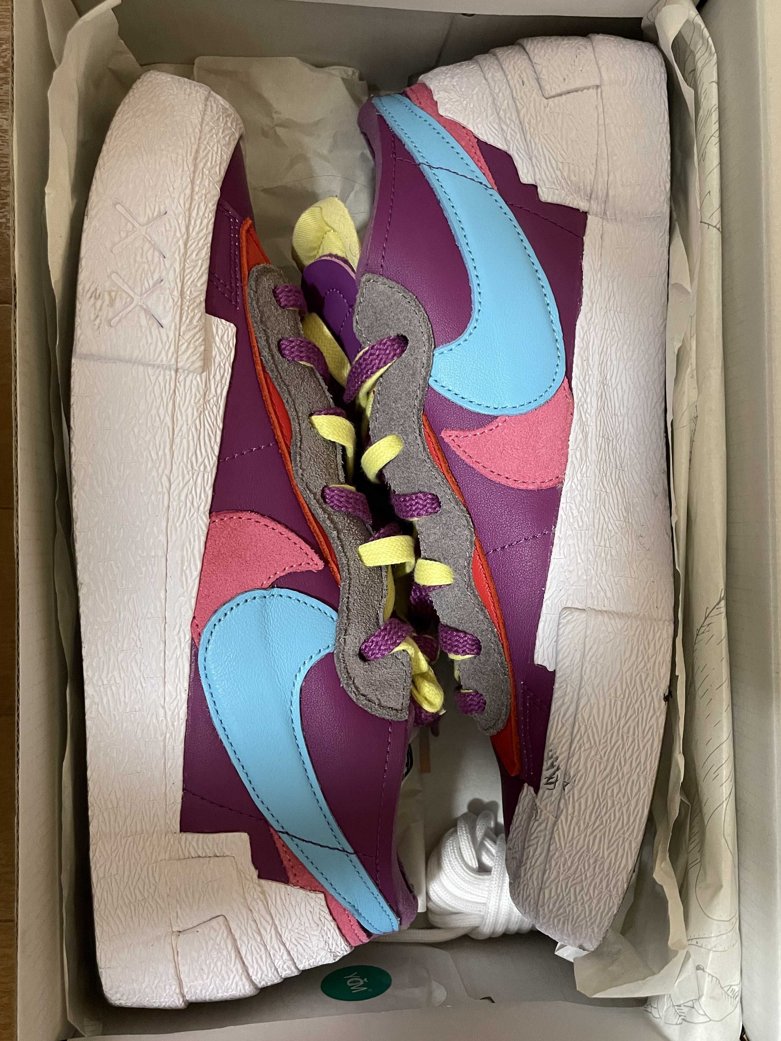 KAWS × sacai × Nike Blazer Low "Purple Dusk"