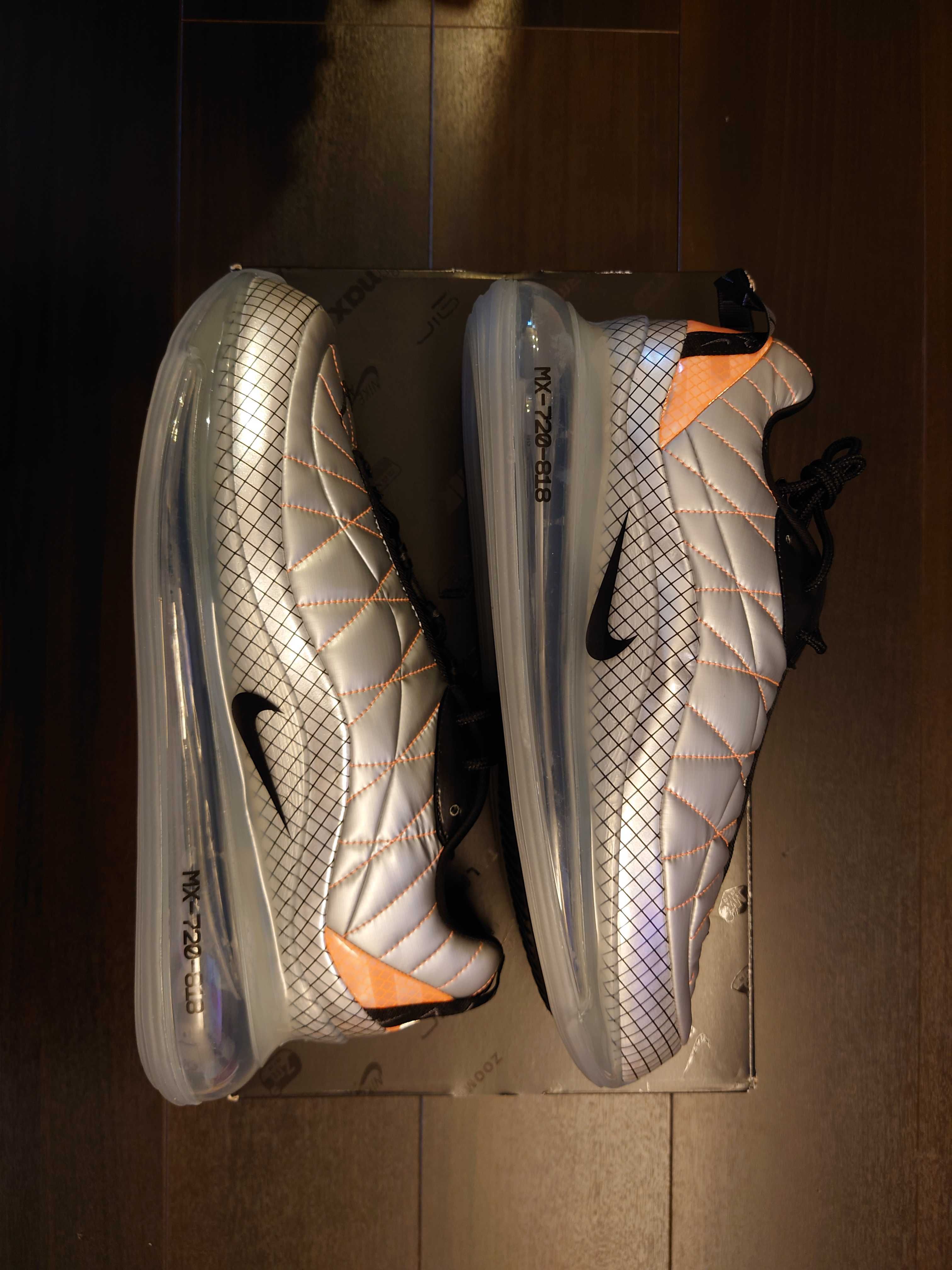 NIKE AIR MAX 720-818 METALLIC SILVER