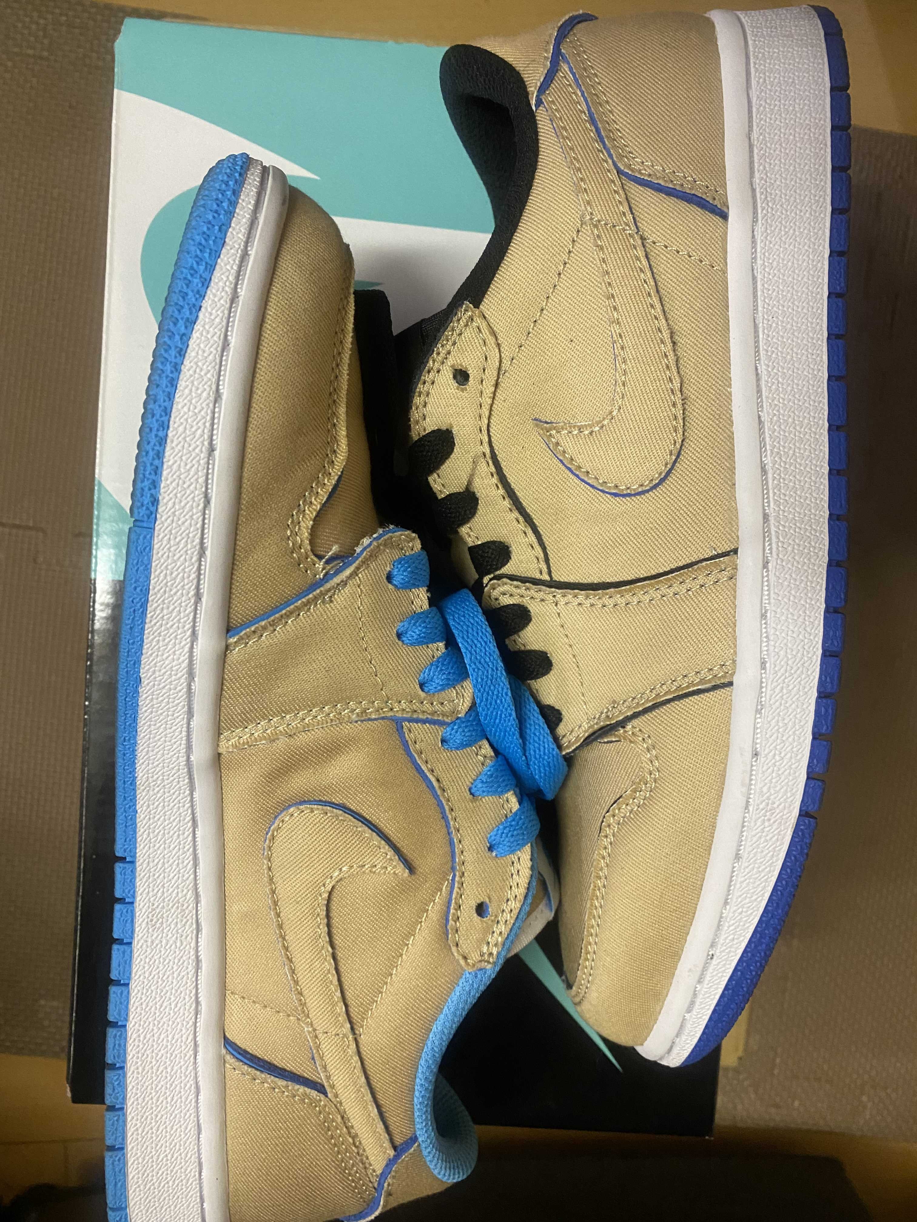Nike SB Air Jordan 1 Low "Desert Ore/Royal Blue"