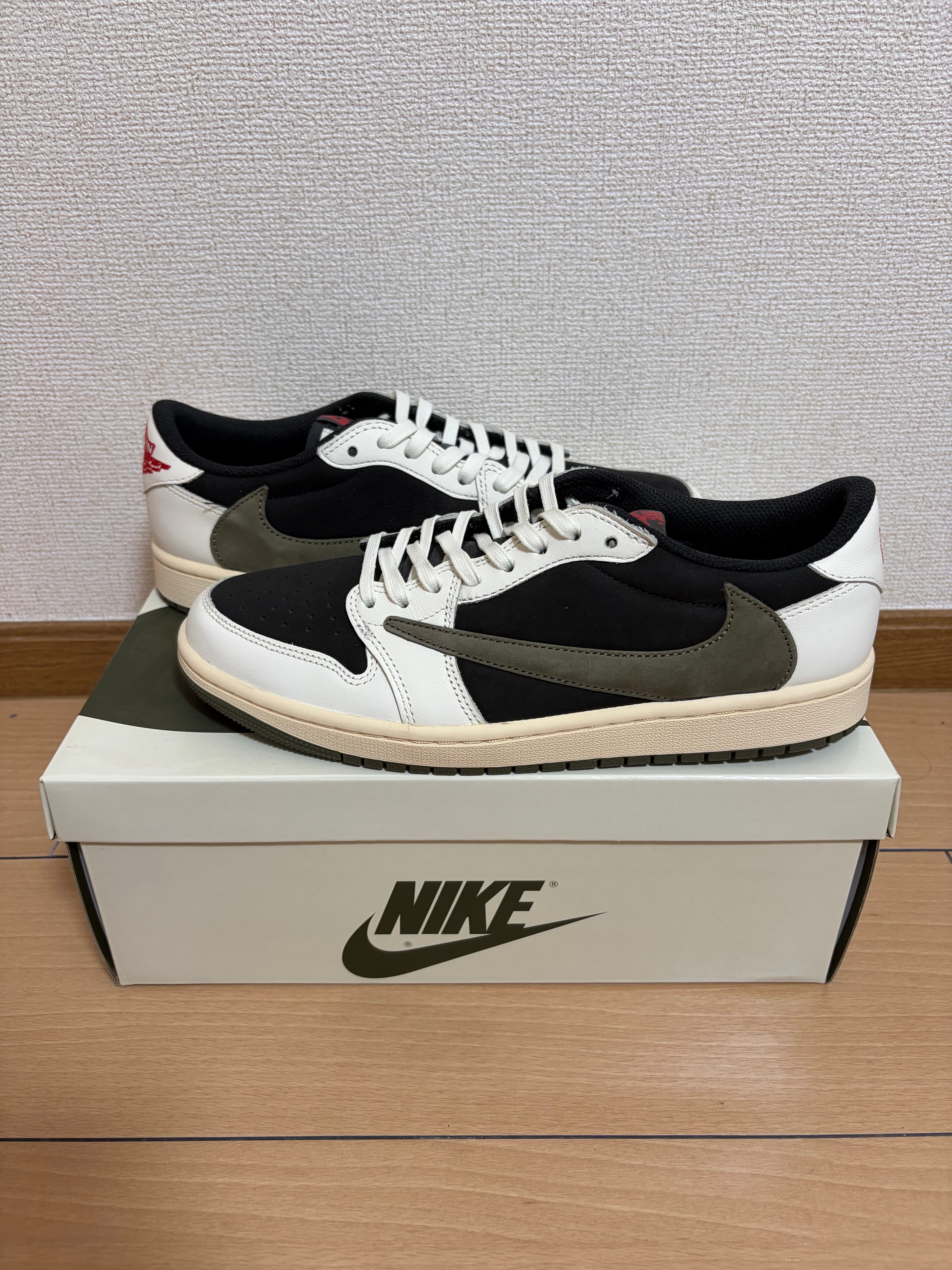 Travis Scott × Nike Women's Air Jordan 1 Low OG "Medium Olive"