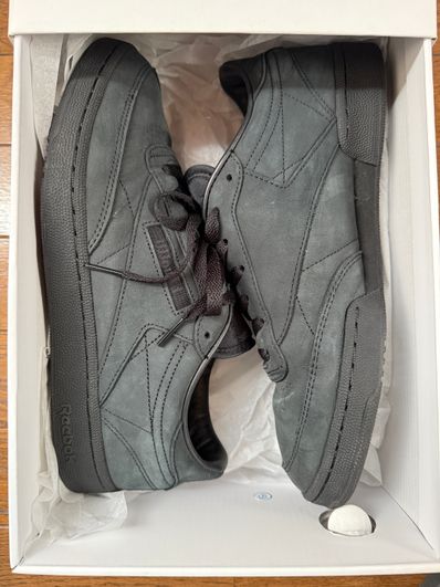 JJJJound × Reebok Club C Nubuk "Black"