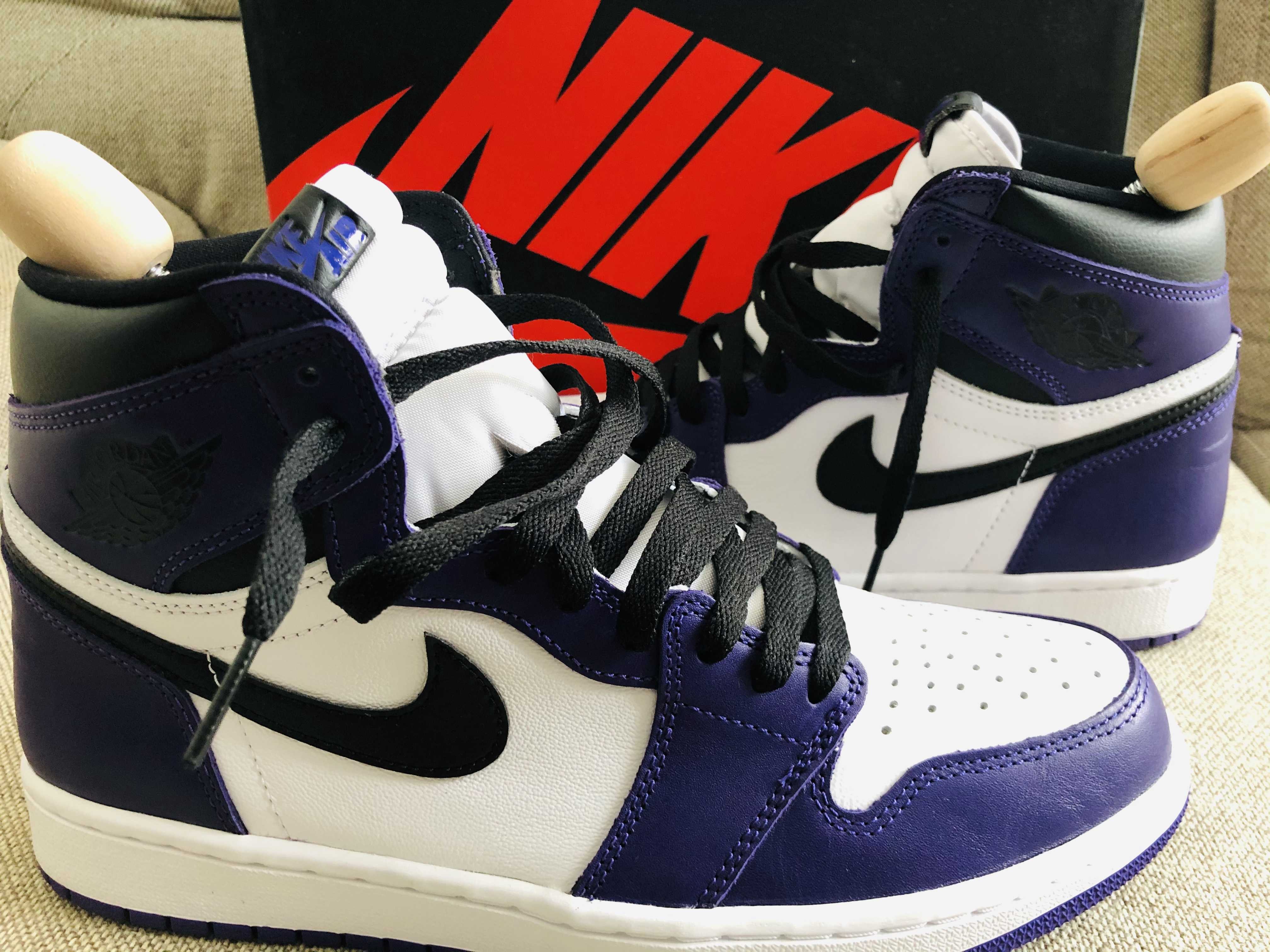 Nike Air Jordan 1 Retro High OG "Court Purple White/Black" (2020)