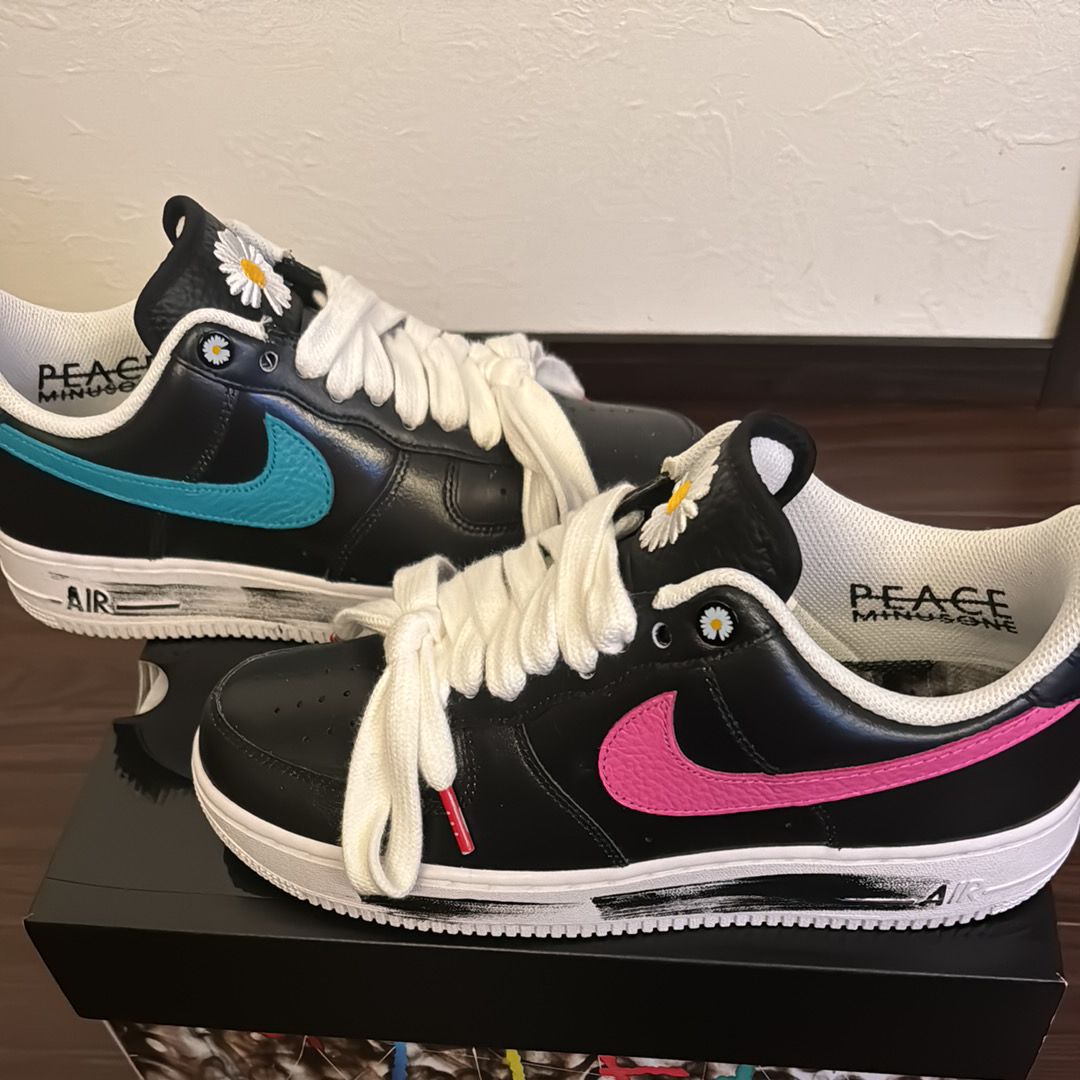 PEACEMINUSONE × Nike Air Force 1 Low '07 Para-Noise 3.0 "Black and Multi-Color" / G-DRAGON