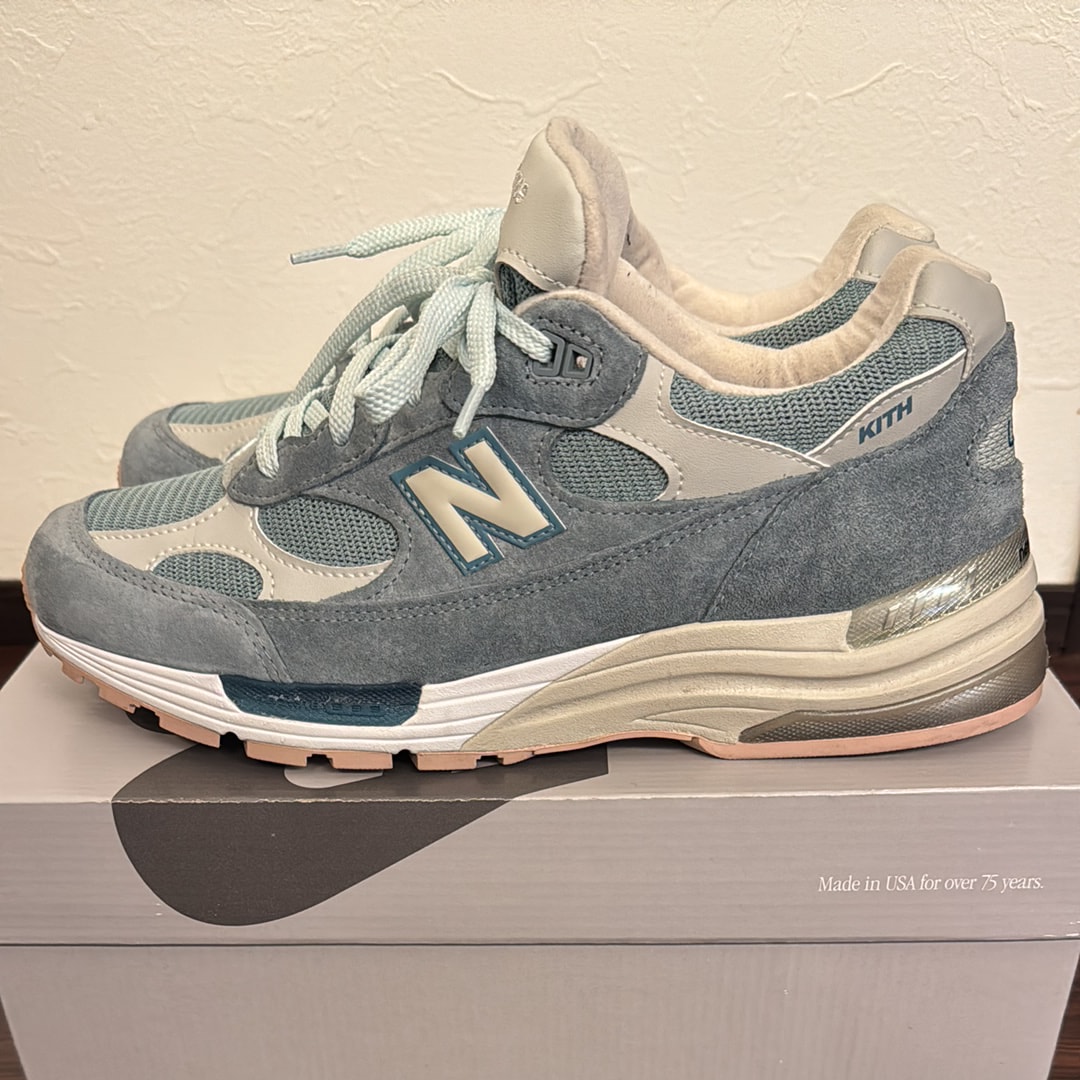KITH × New Balance 992 "Aegean Blue/Shadow Gray"