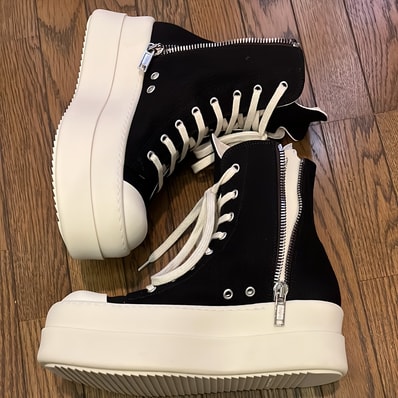 Rick Owens DRKSHDW Mega Bumper "Black/Milk"