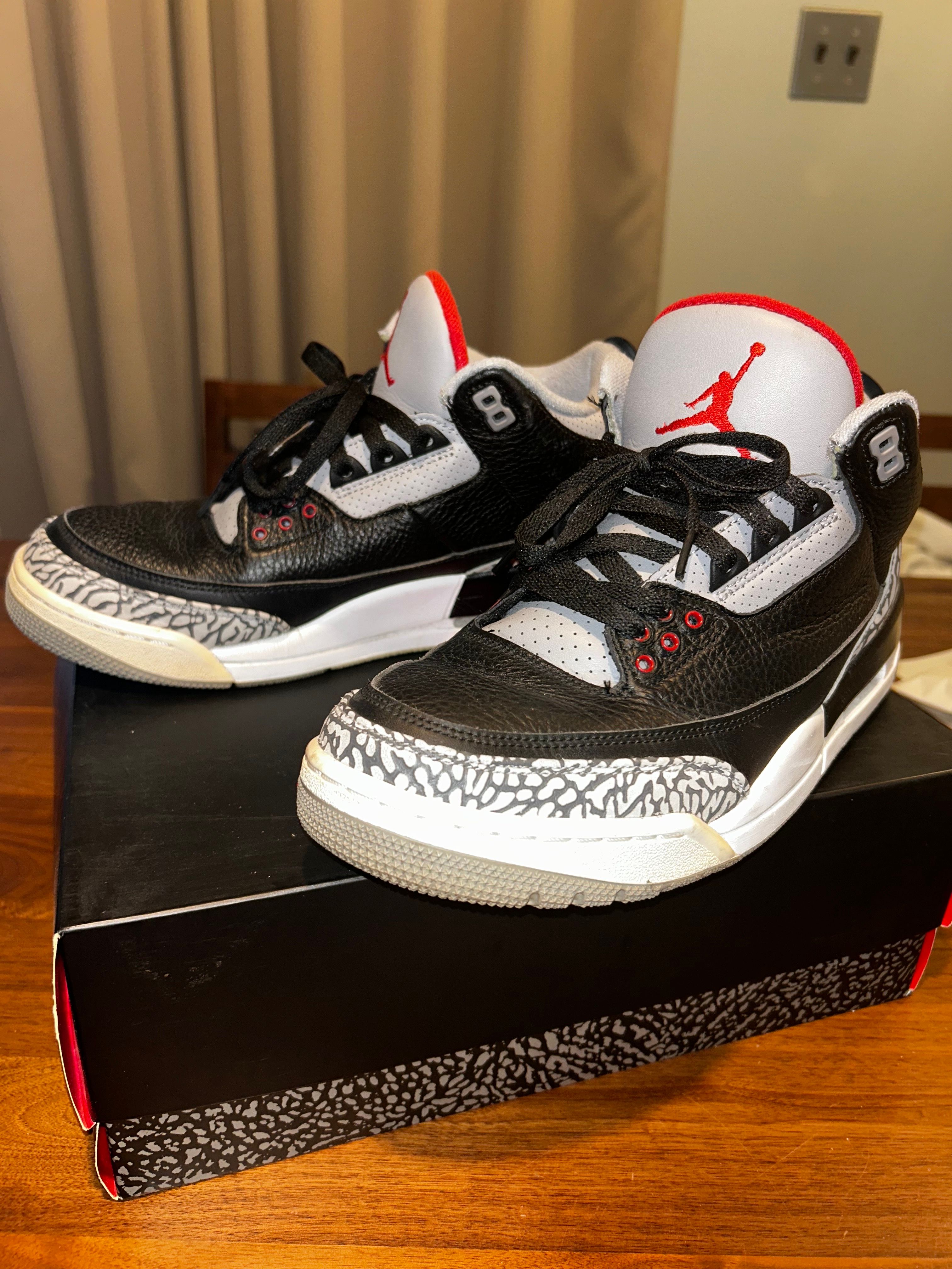 aj3airjordan3ナイキエアジョーダン3 レトロOGブラック24cm 1/11発売｜Nike Air Jordan 3 Retro 