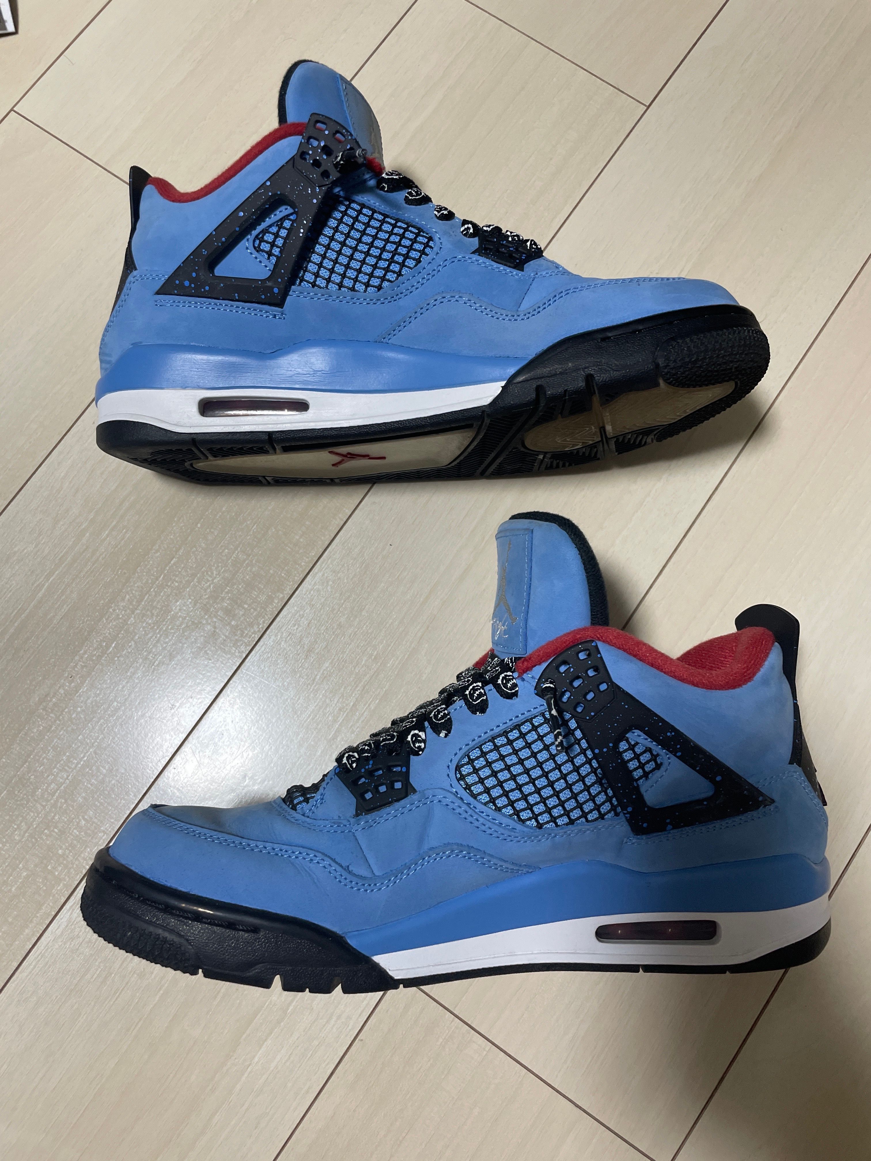 Travis Scott × Nike Air Jordan 4 Retro Cactus Jack "University Blue"