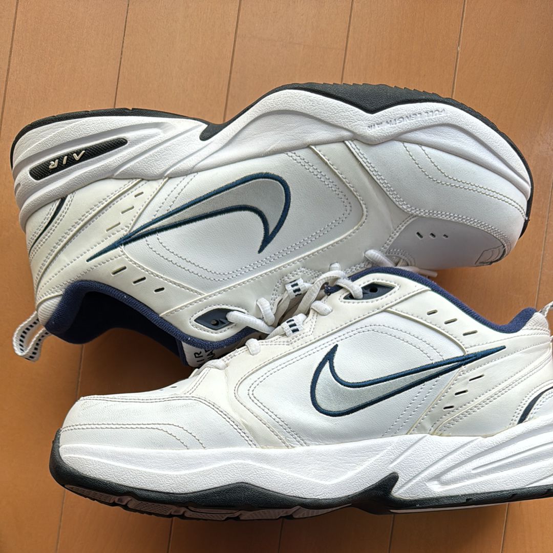 ナイキ エアモナーク4 "ホワイト/メタリックシルバー" (レギュラー)
