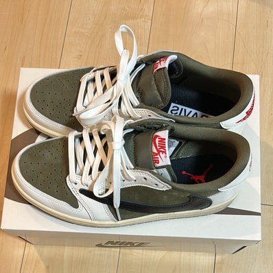 Travis Scott × Nike Air Jordan 1 Low OG SP "Reverse Olive"