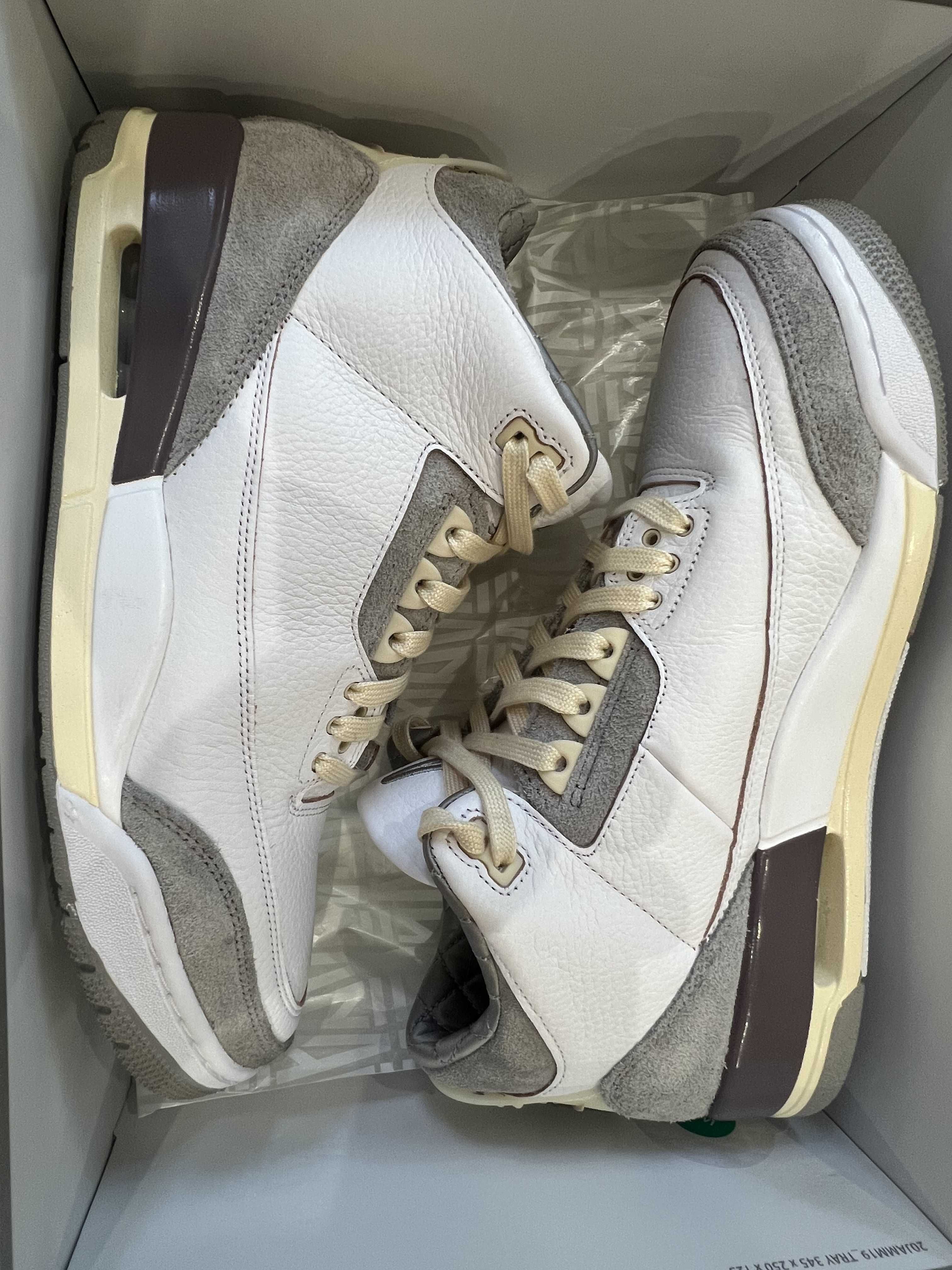 A Ma Maniere × Nike Women's Air Jordan 3 Retro SP "White/Medium Grey Violet Ore"