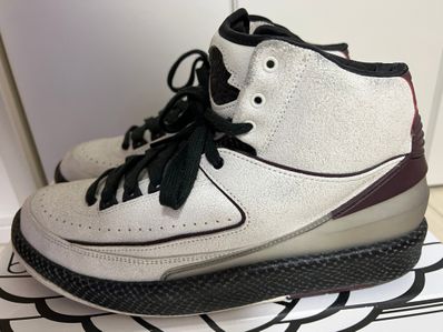 A Ma Maniere × Nike Air Jordan 2 "Airness/Sail and Burgundy"