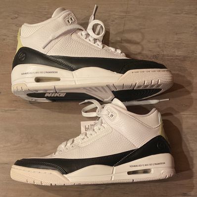 Fragment × Nike Air Jordan 3 "White/Black"