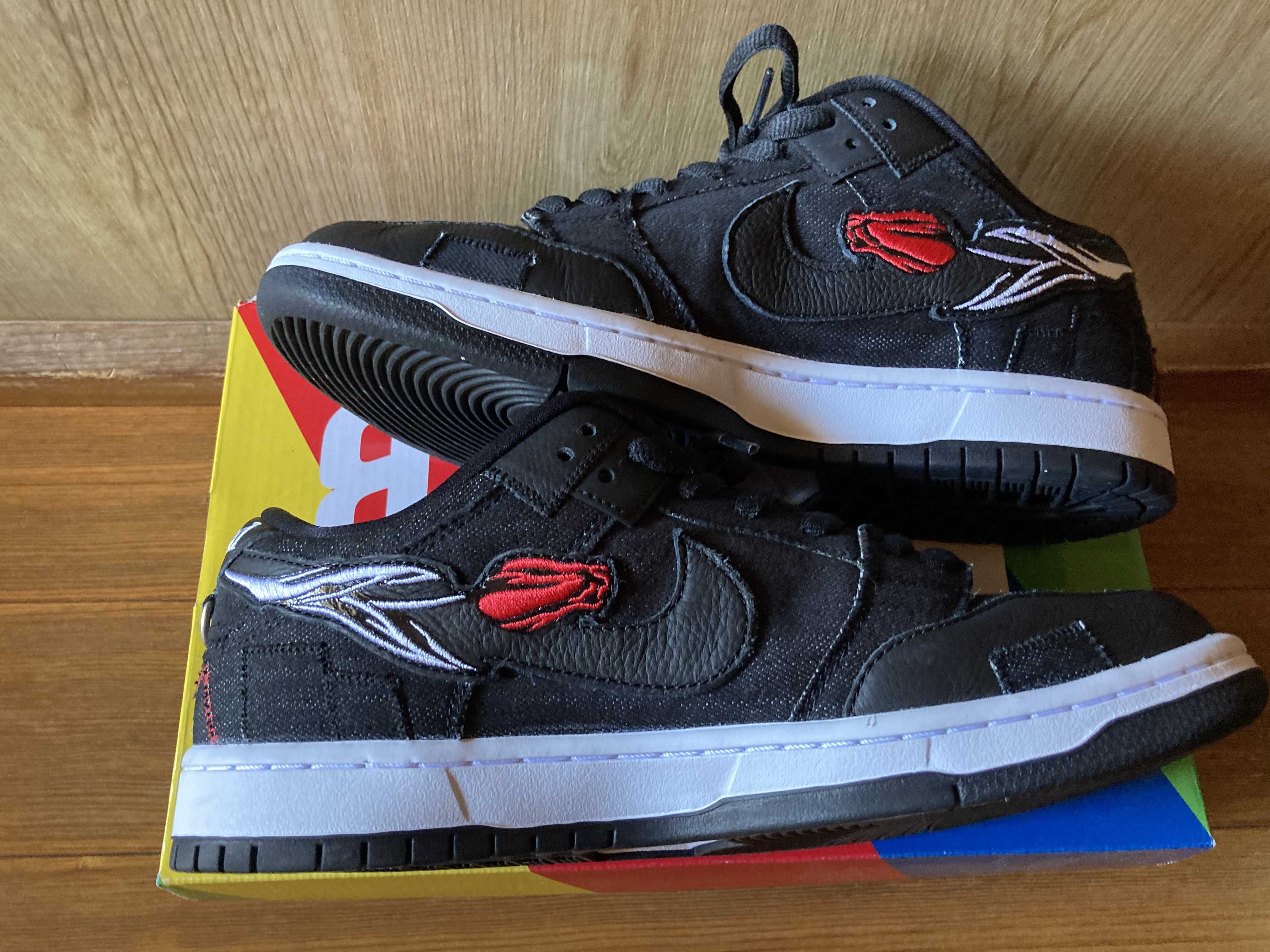 Wasted Youth × Nike SB Dunk Low "Black Denim" / VERDY