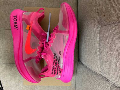 Off-White × Nike Zoom Fly "Pink"