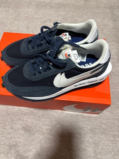 Fragment × sacai × Nike LD Waffle "Blackended Blue"