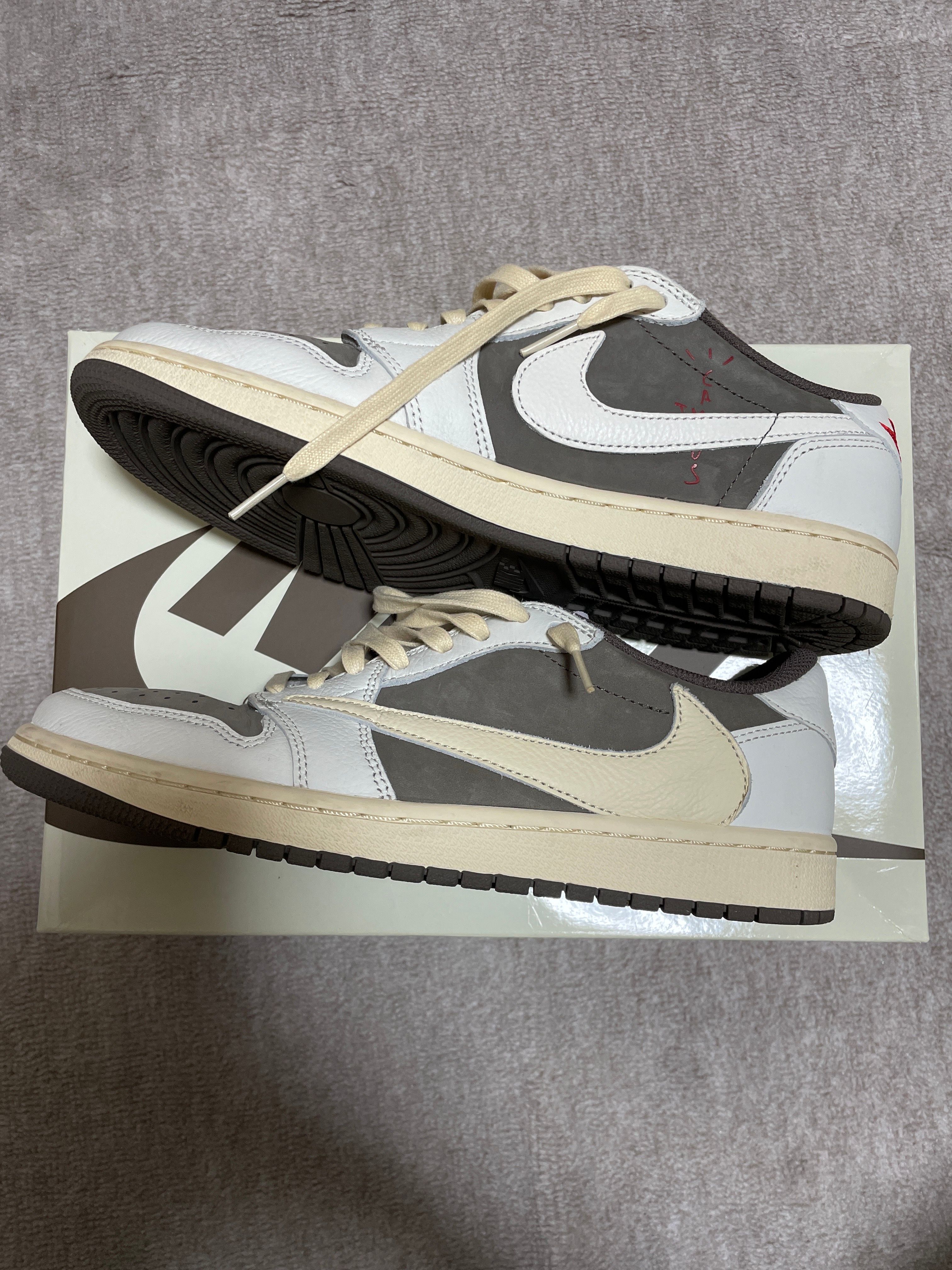 Travis Scott × Nike Air Jordan 1 Low OG SP "Reverse Mocha/Sail and Ridgerock"