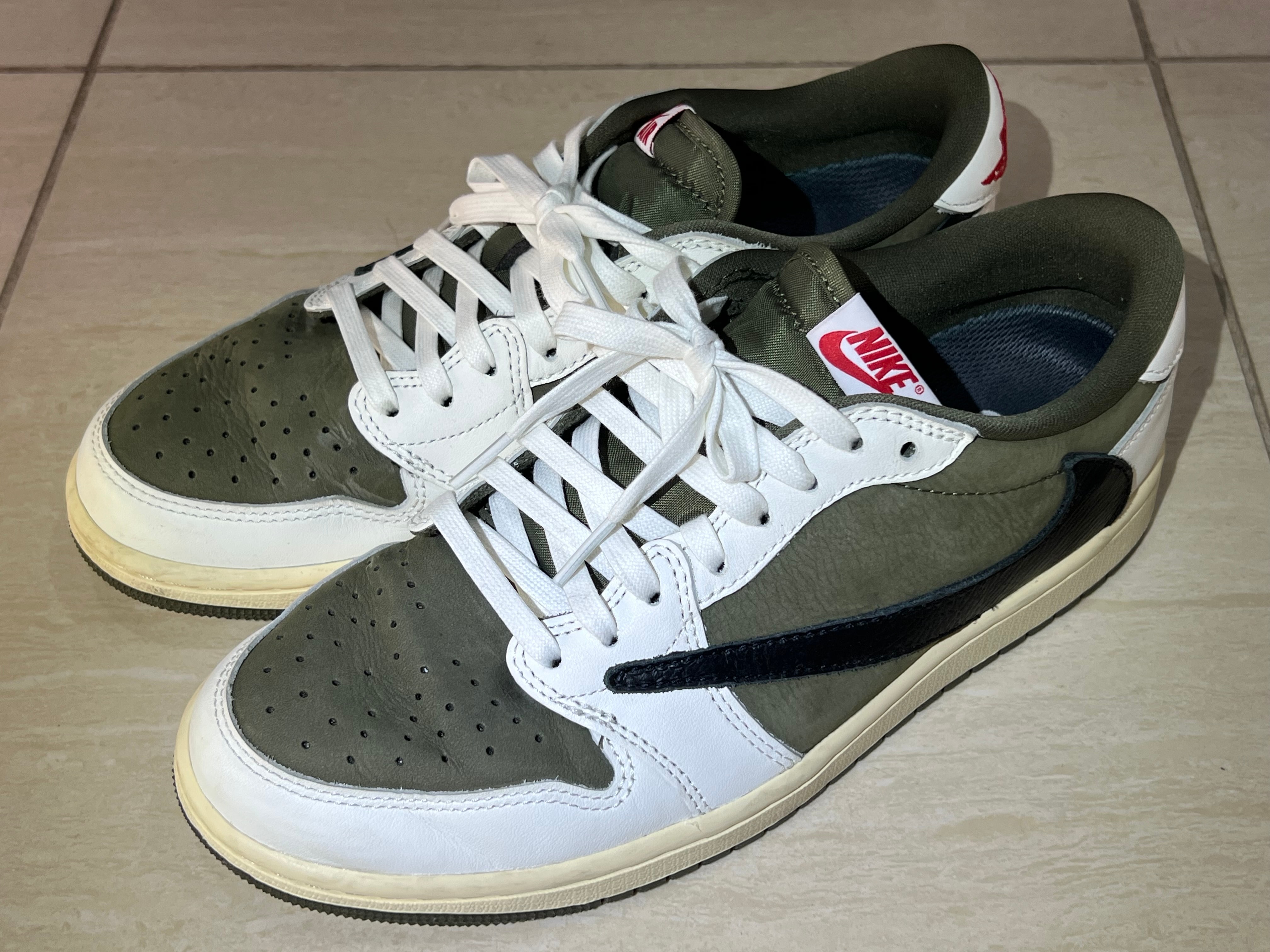 Travis Scott × Nike Air Jordan 1 Low OG SP "Reverse Olive"