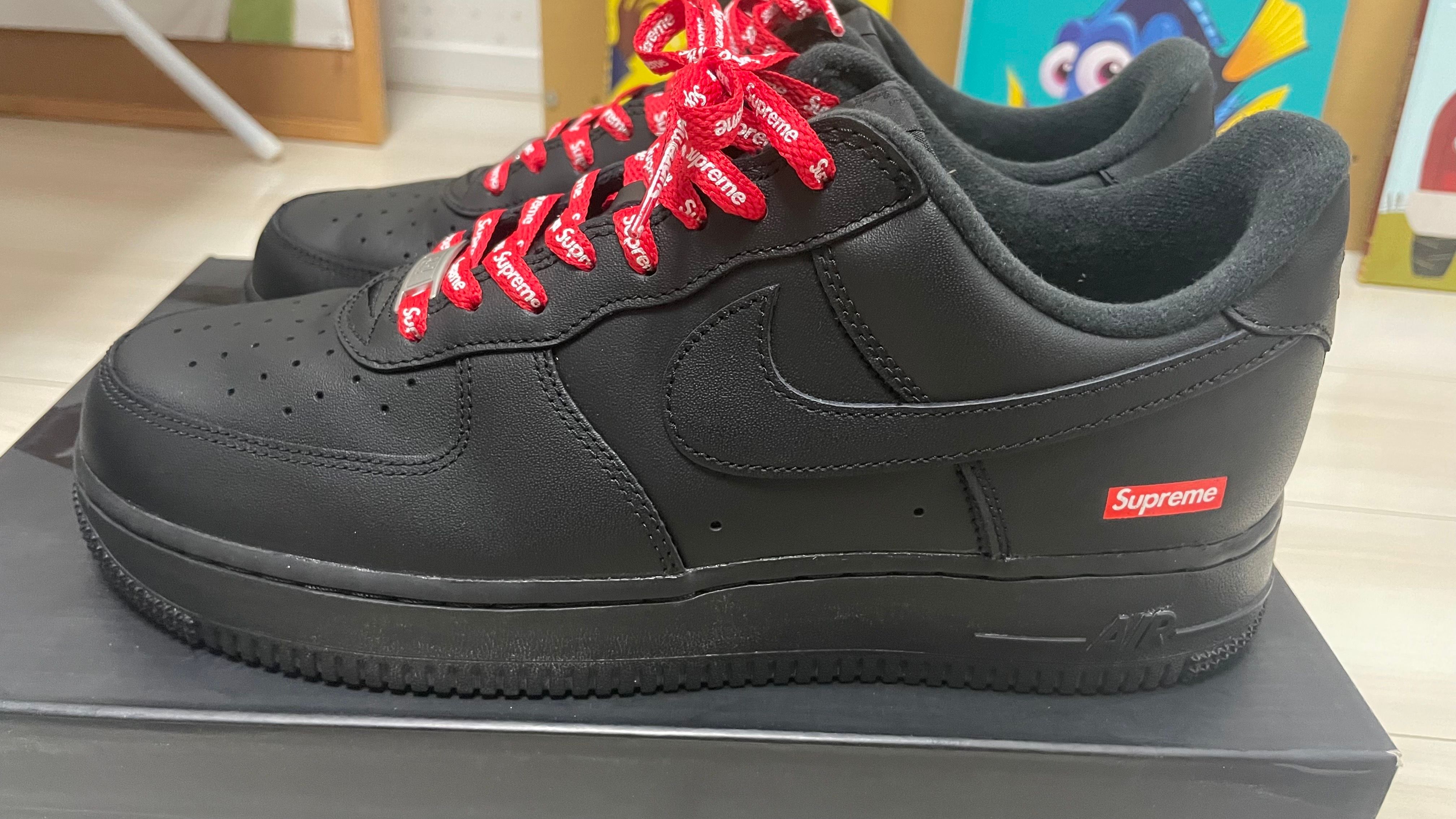 Supreme × Nike Air Force 1 Low "Black"