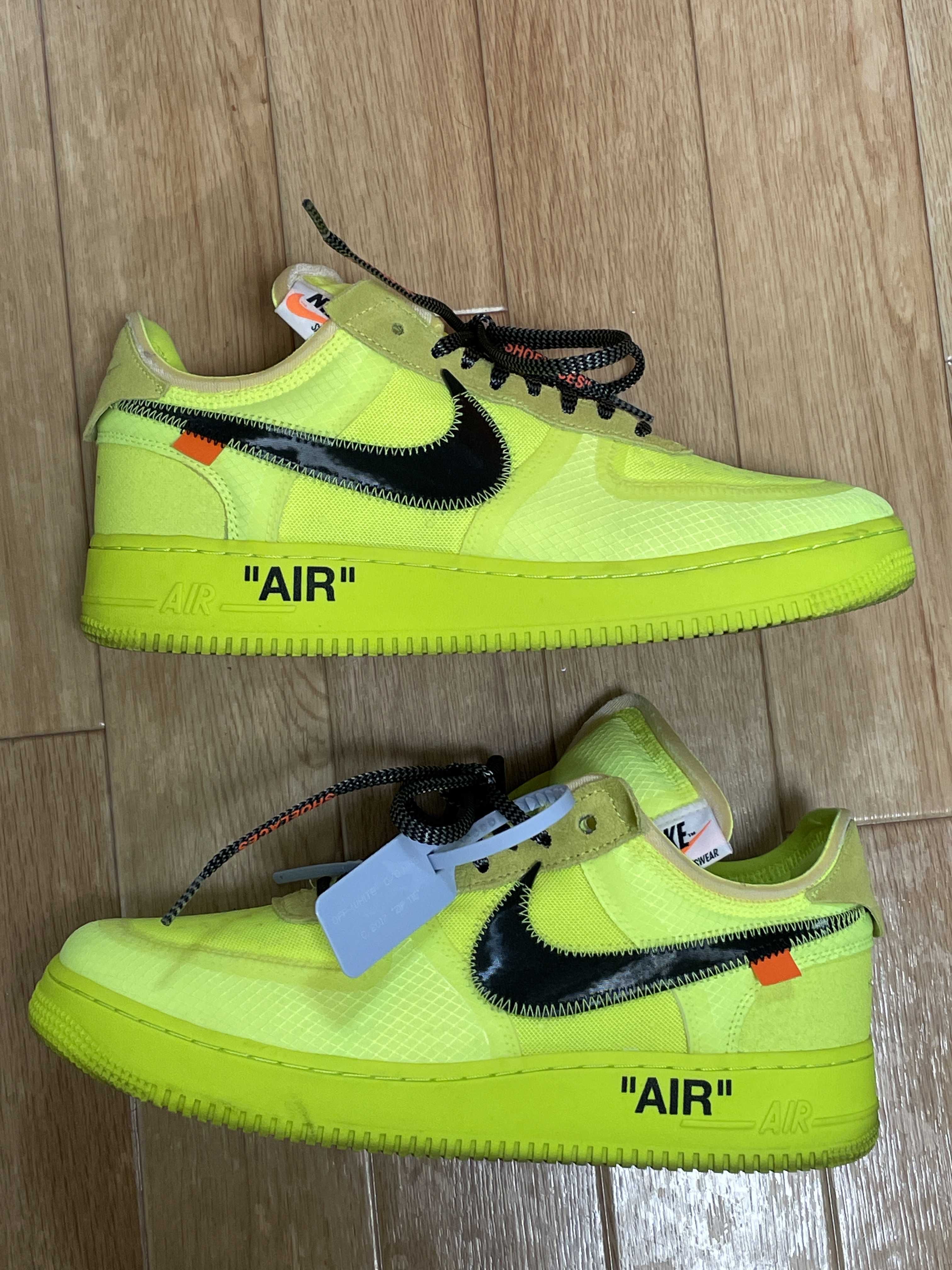Off-White × Nike Air Force 1 Low "Volt"