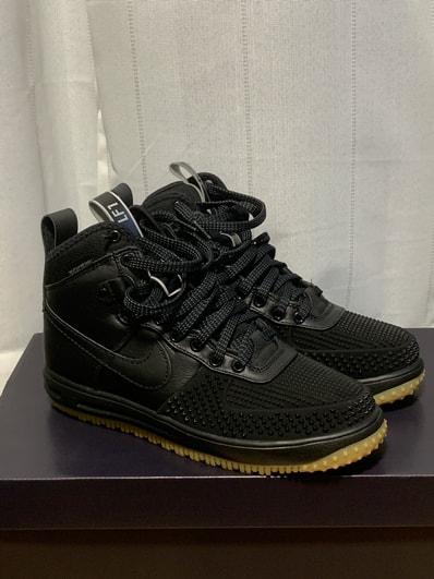 Nike Lunar Force 1 Duckboot "Black/Metallic Silver/Anthracite"
