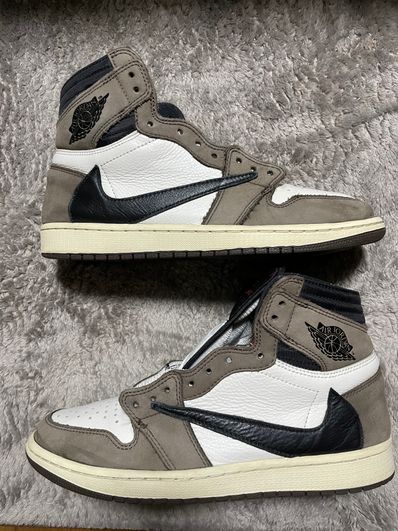 Travis Scott × Nike Air Jordan 1 Retro High OG TS SP "Sail/Dark Mocha"