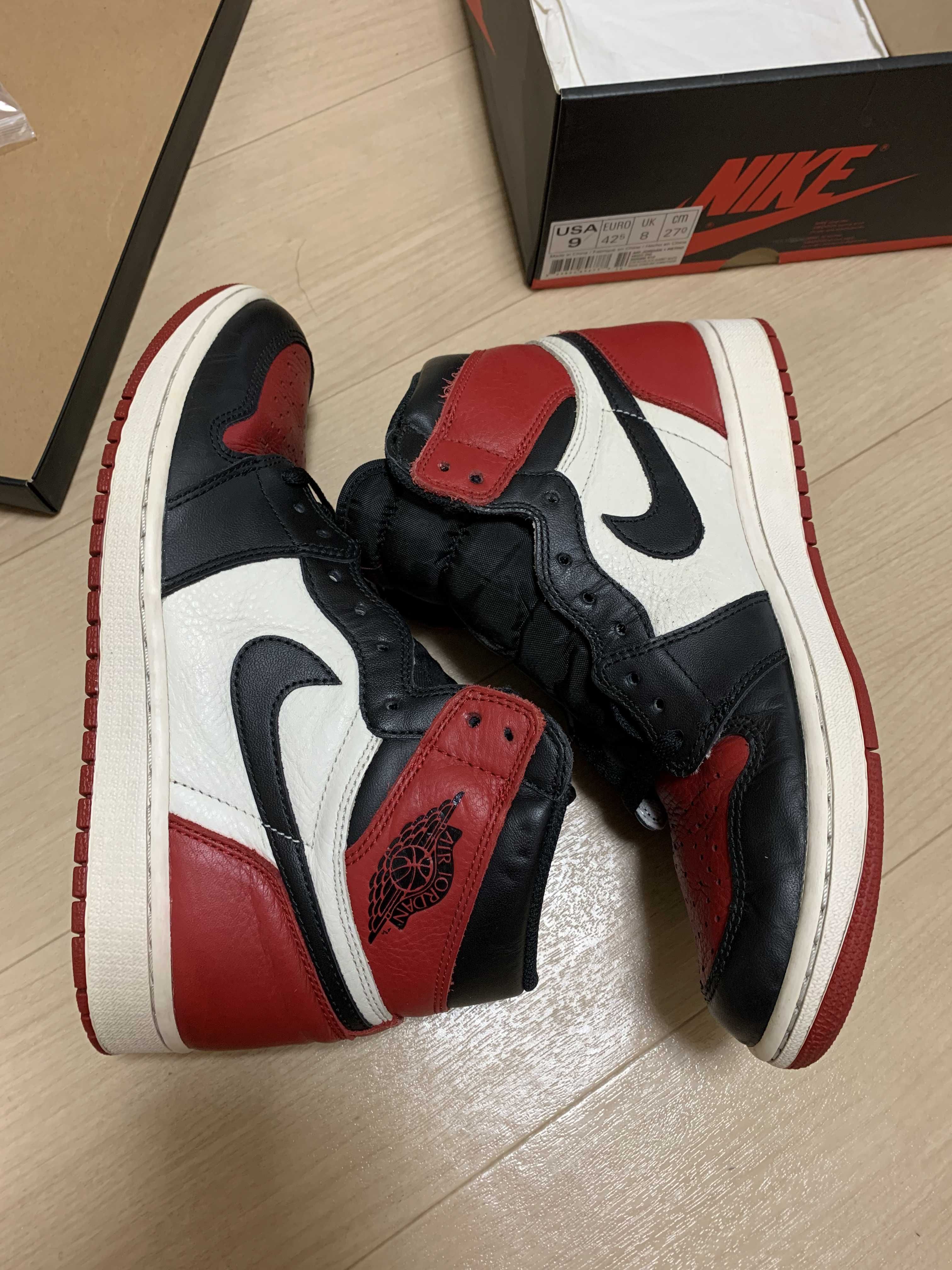 Nike Air Jordan 1 Retro High OG "Bred Toe"