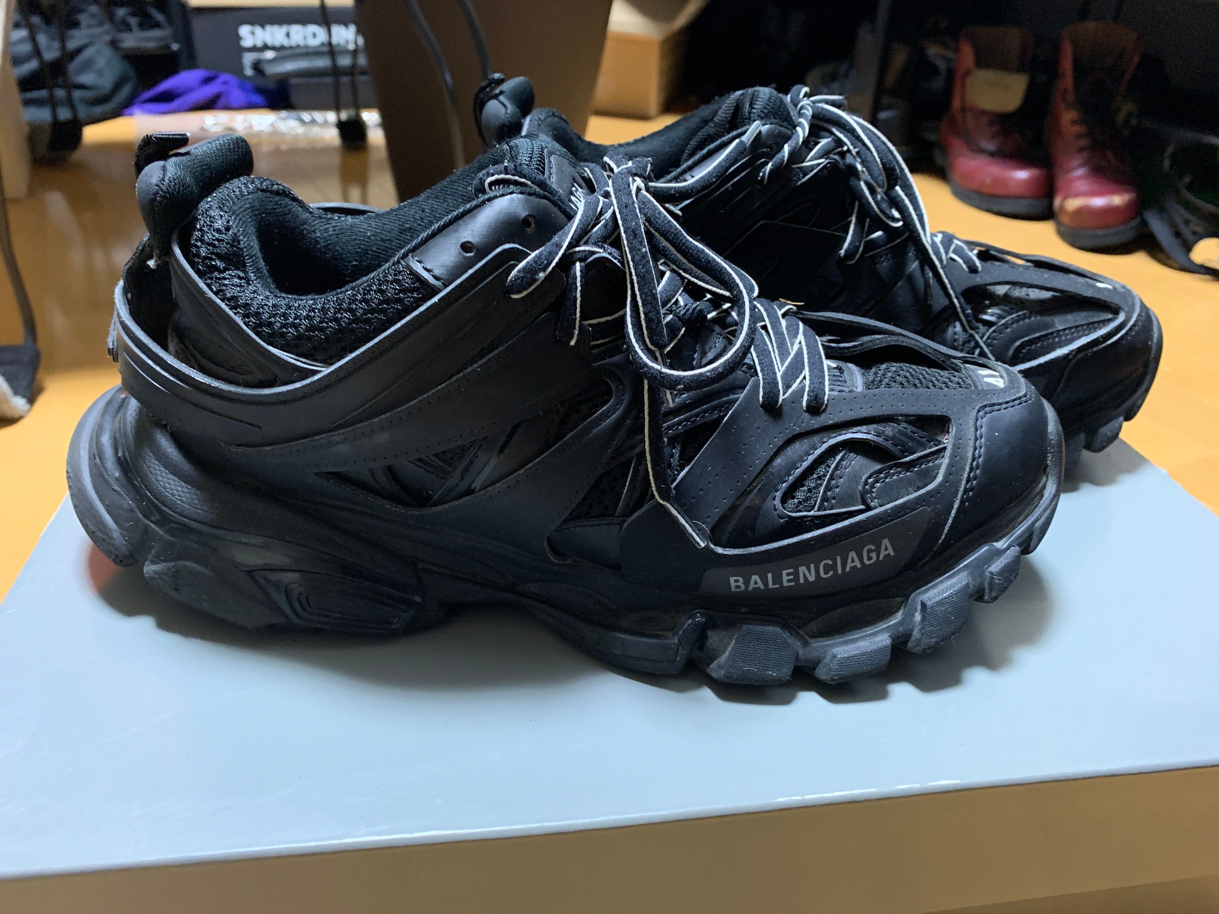 Balenciaga Track Sneaker "Black/Grey/Red"