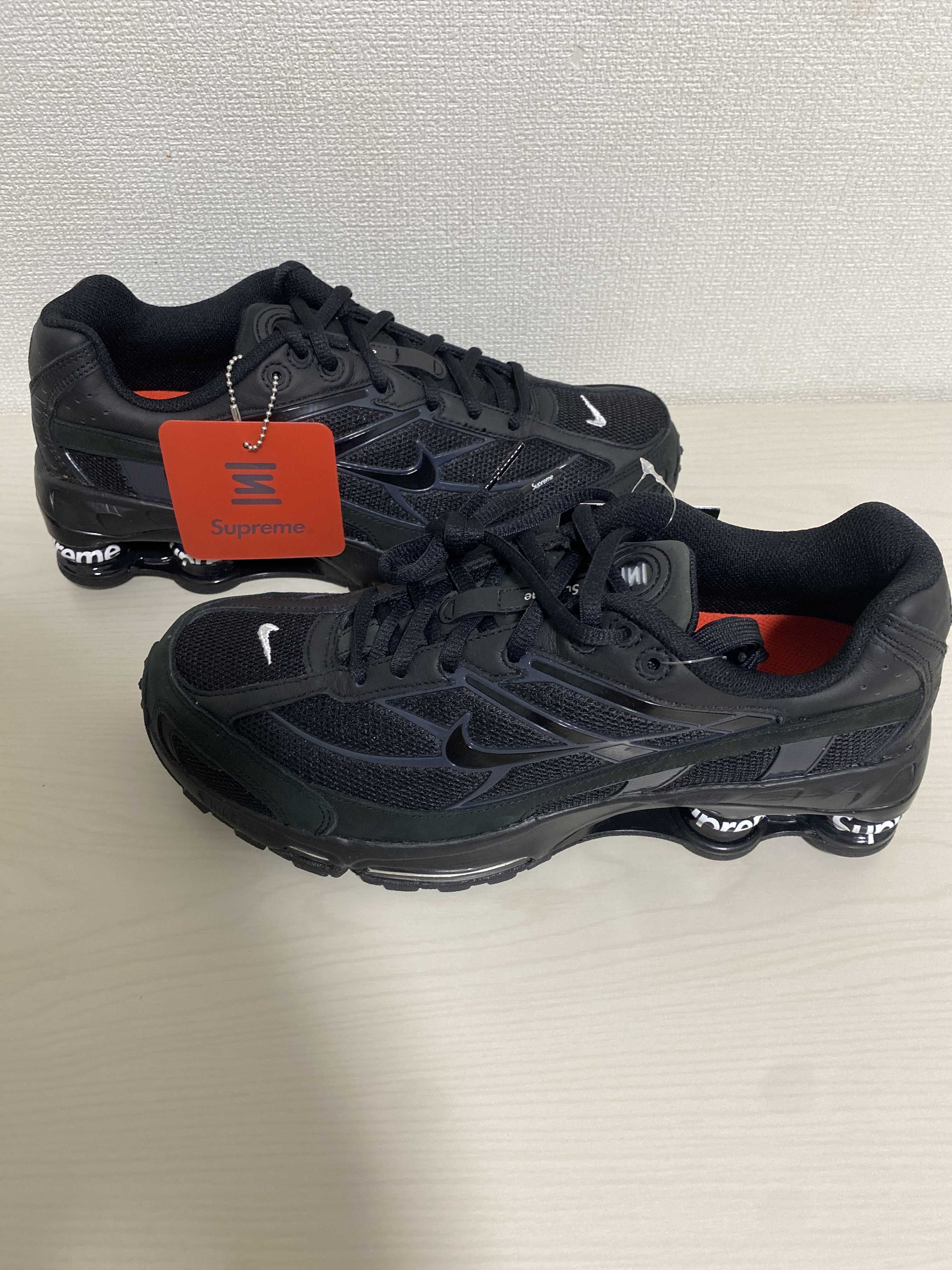 Supreme × Nike Shox Ride 2 "Black/Black-White"