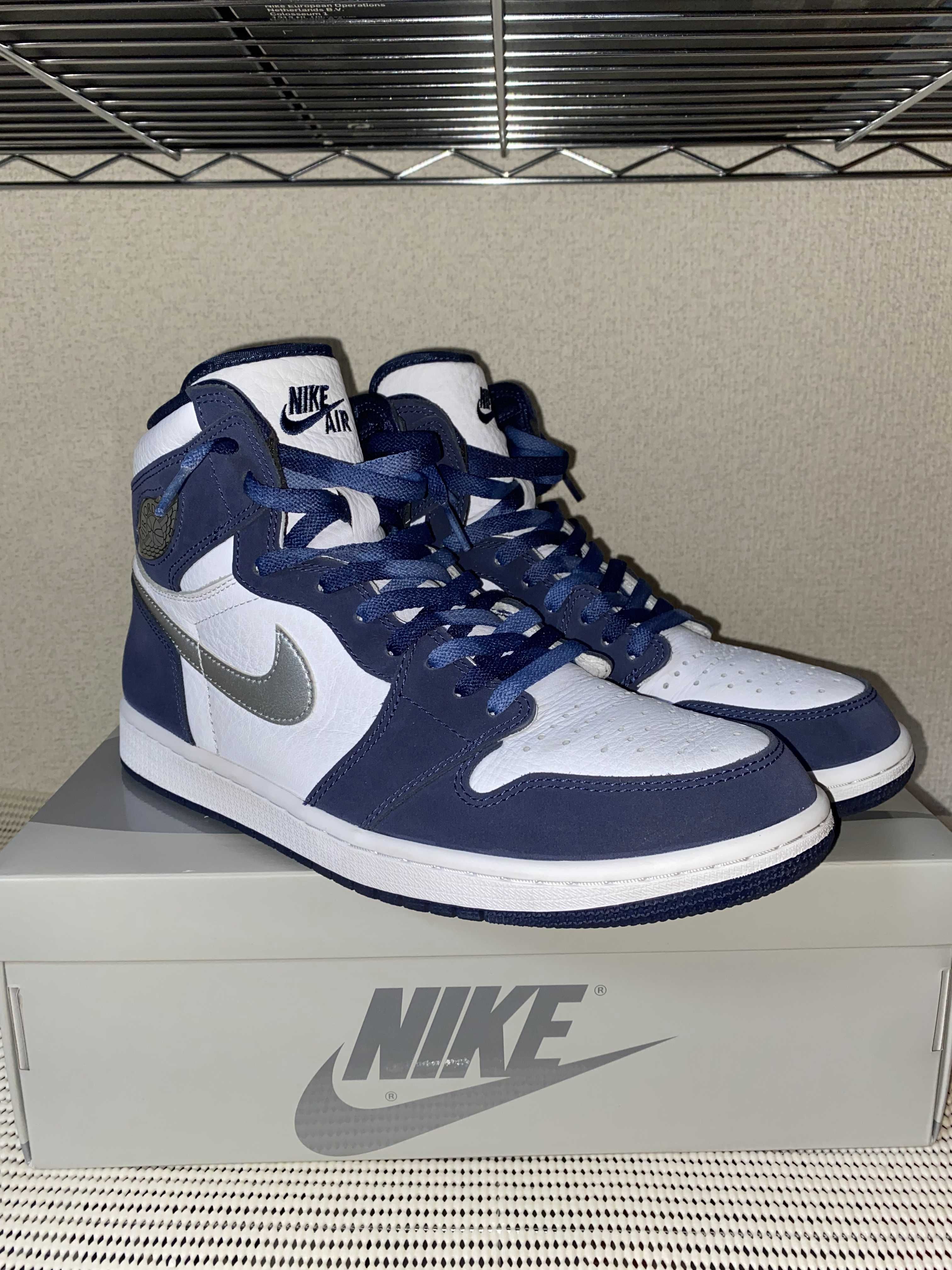 Nike Air Jordan 1 High OG CO.JP "White/Midnight Navy" (2020)(ブリーフケースなし)