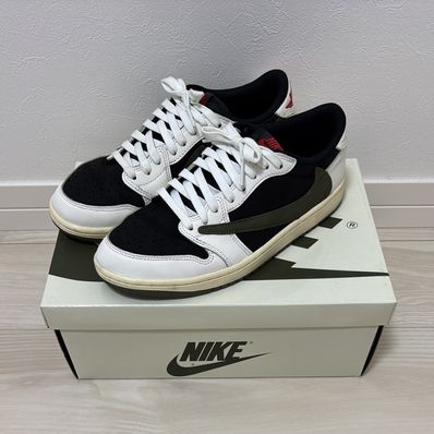 Travis Scott × Nike Women's Air Jordan 1 Low OG "Medium Olive"