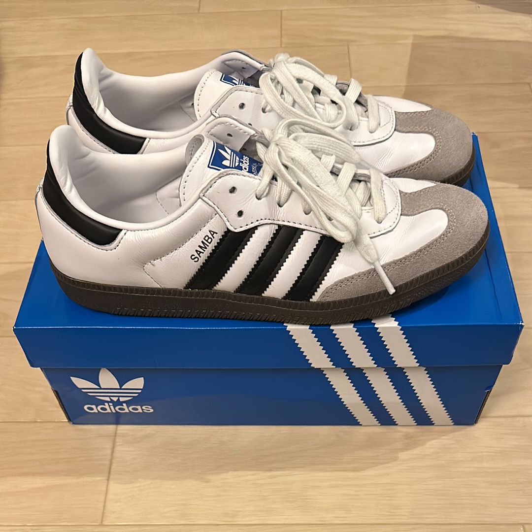 adidas Samba OG "Cloud White/Core Black/Clear Granite"