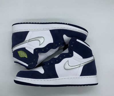 Nike GS Air Jordan 1 High OG CO.JP "Midnight Navy" (2020)(ブリーフケースなし)